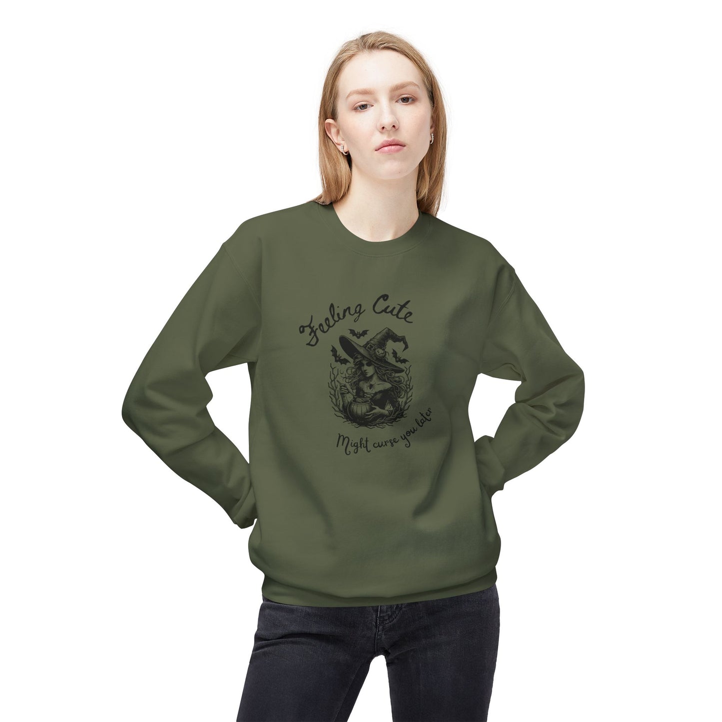 Feeling Cute, Might Curse You Later Sweatshirt