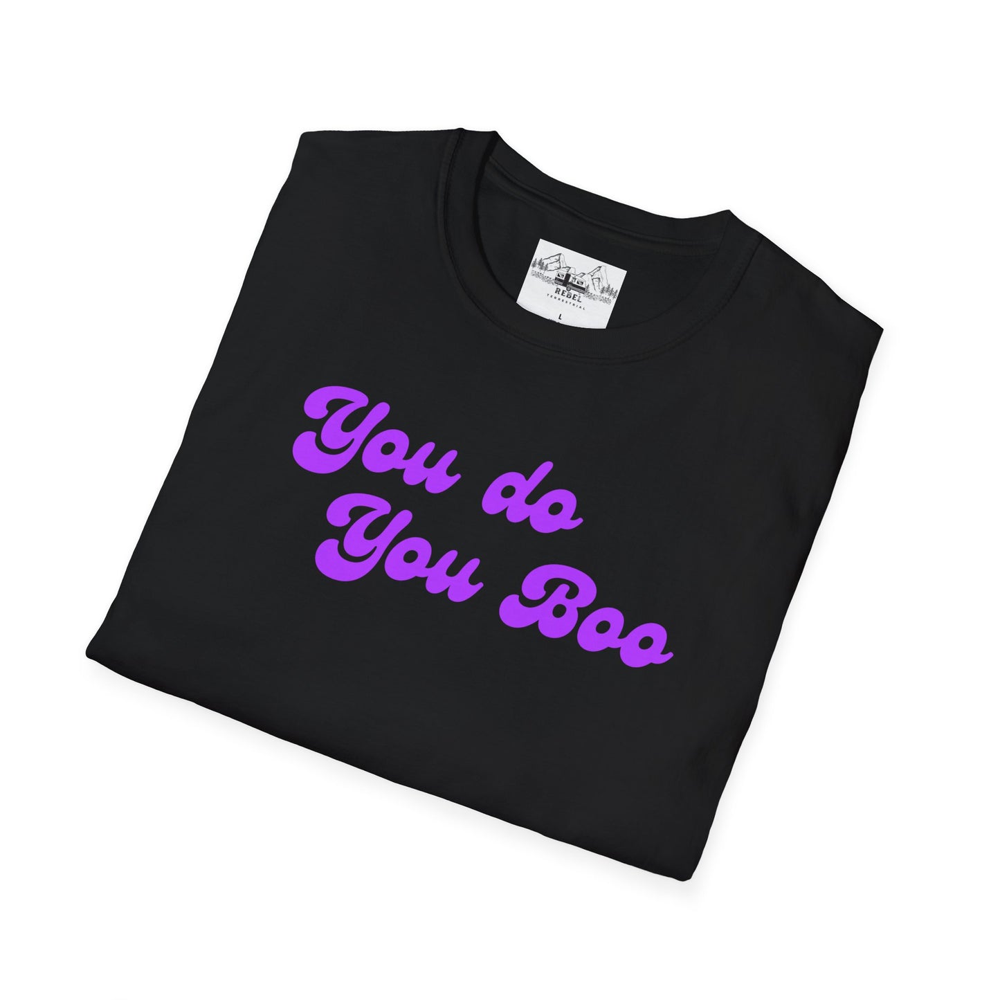 You Do You Boo – Playful Purple Lettering T-Shirt