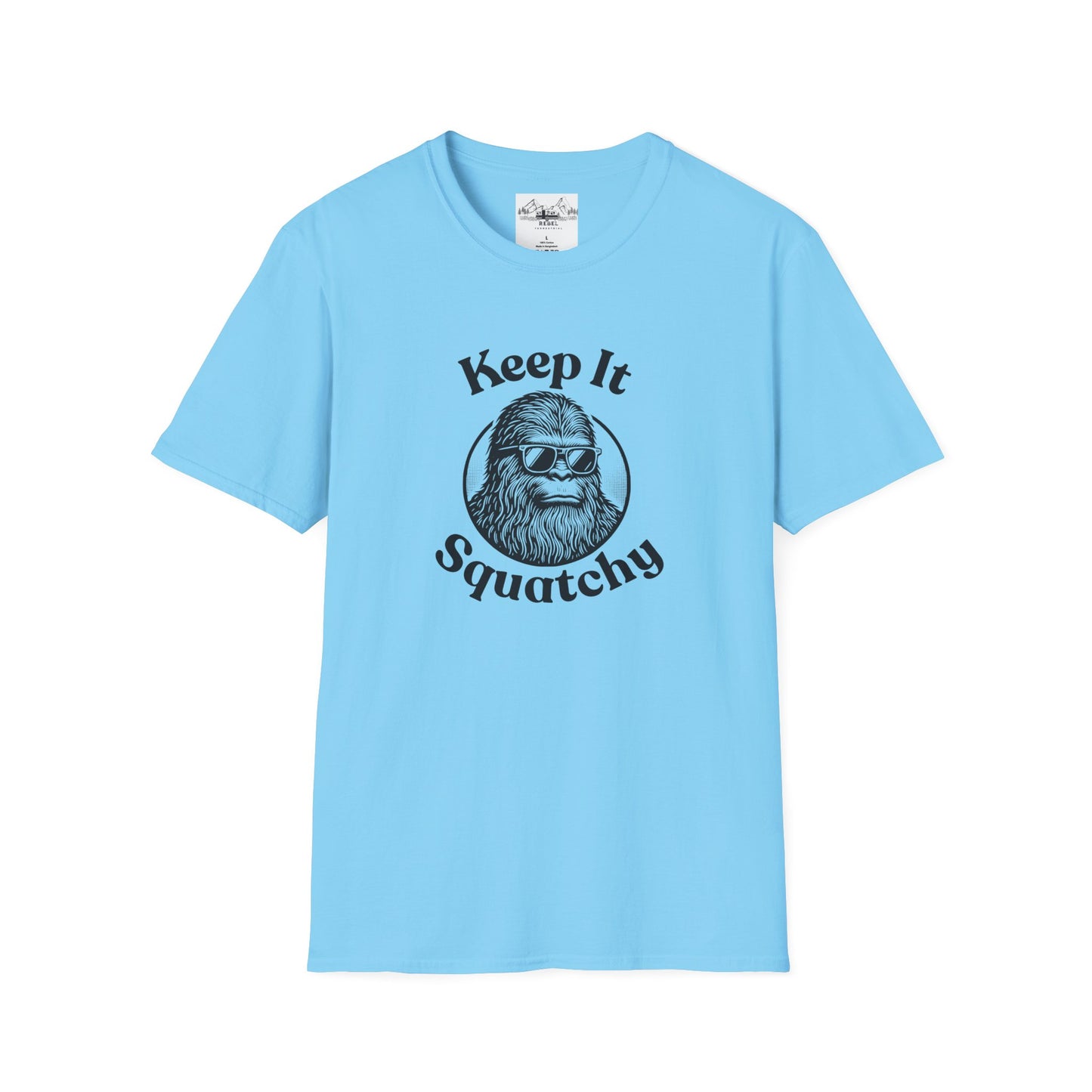 Keep It Squatchy Bigfoot T-Shirt – Unisex Softstyle Tee