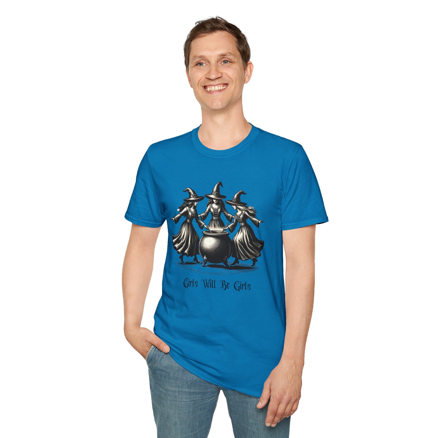 "Girls Will Be Girls" Witches Unisex T-Shirt