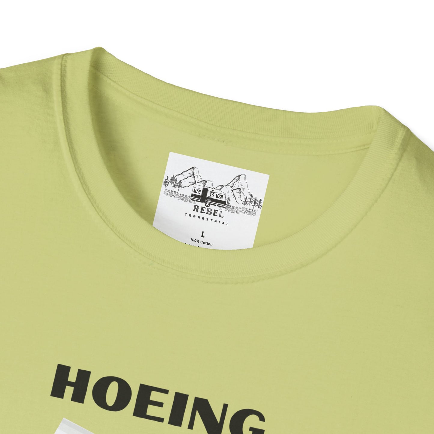"Hoeing Ain't Easy" – Funny Gardening T-Shirt