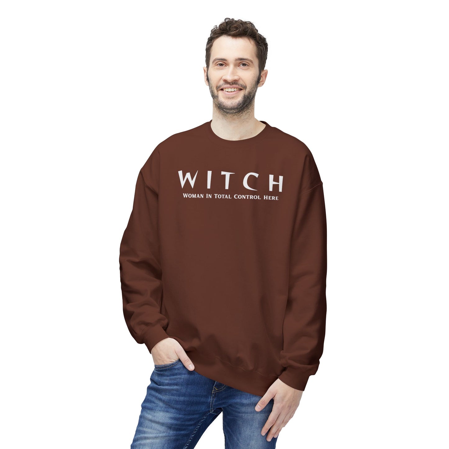 WITCH - Woman In Total Control Here Crewneck Sweatshirt
