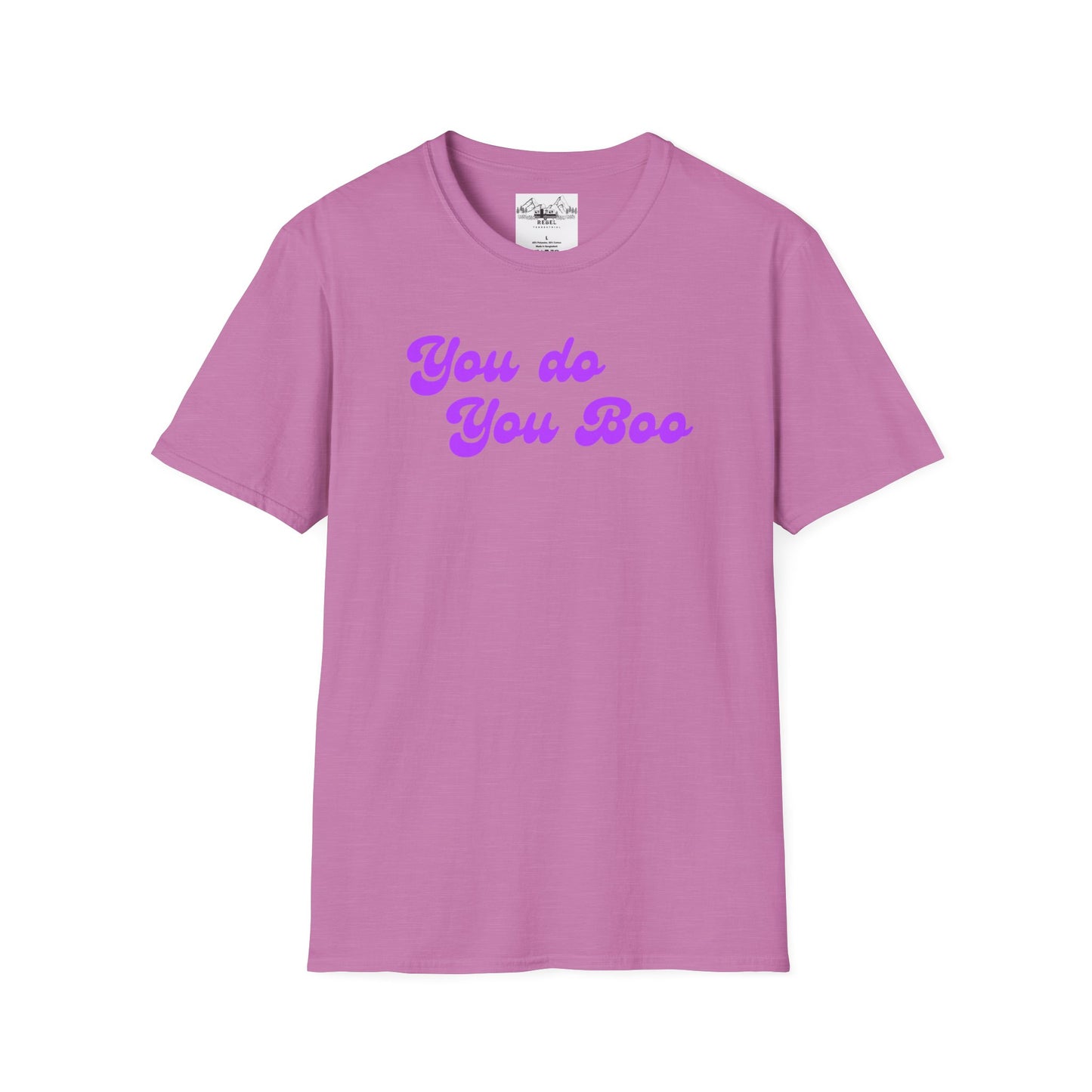 You Do You Boo – Playful Purple Lettering T-Shirt