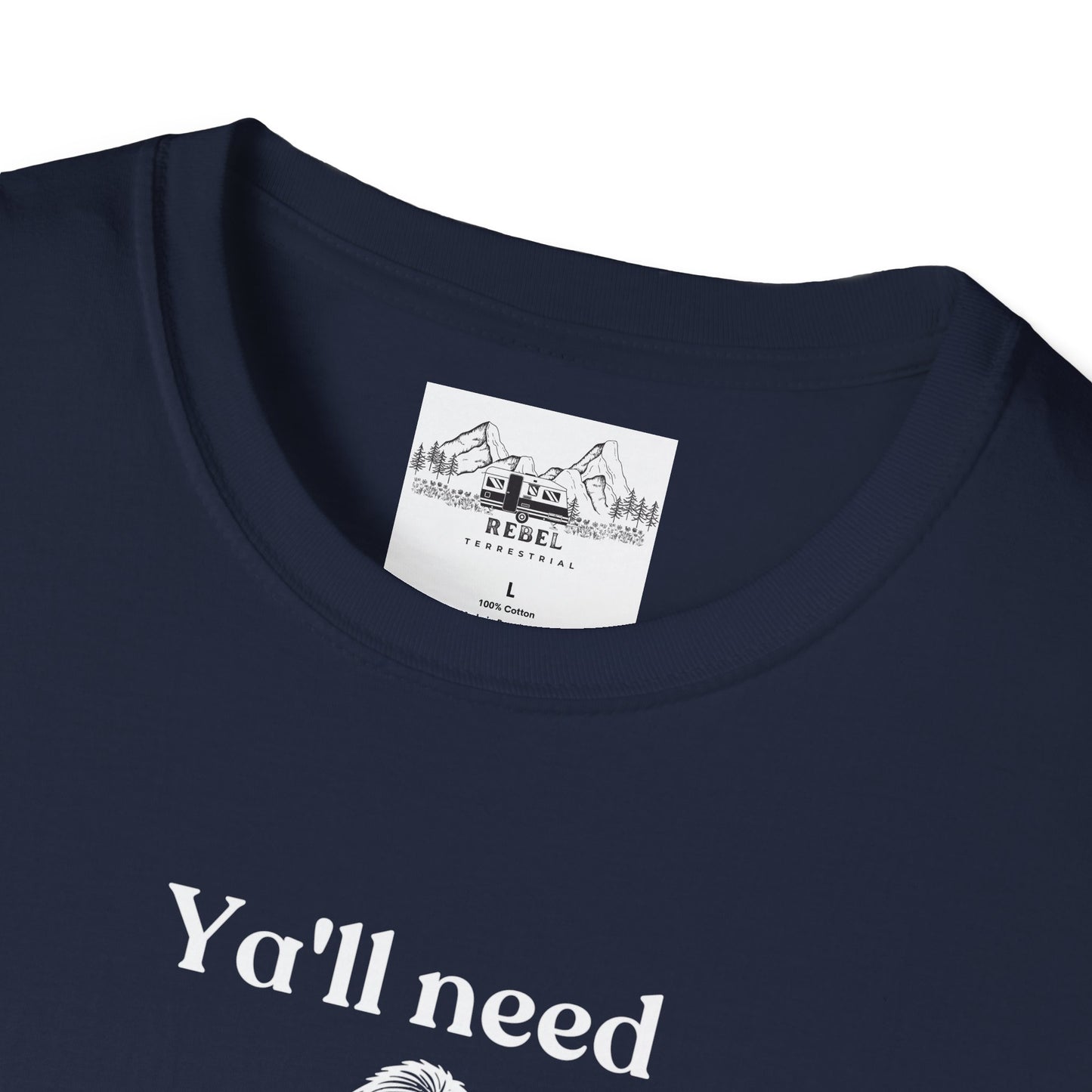 Y’all Need Jesus Bigfoot T-Shirt – Unisex Softstyle Tee