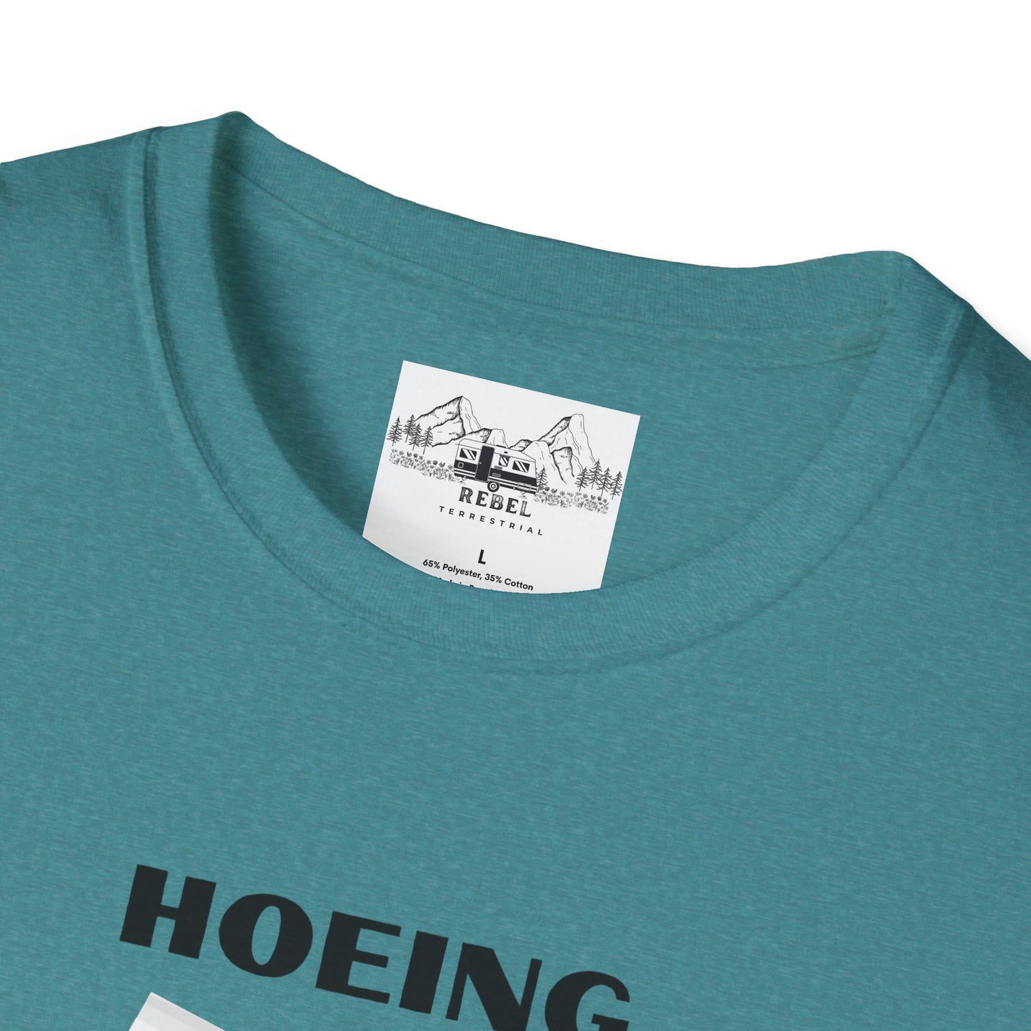 "Hoeing Ain't Easy" – Funny Gardening T-Shirt
