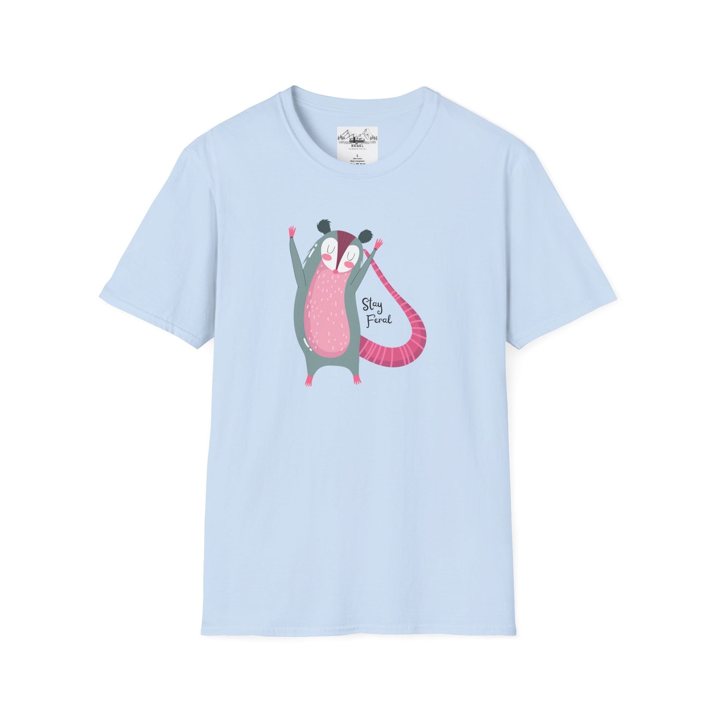 Stay Feral β Happy Possum T-Shirt