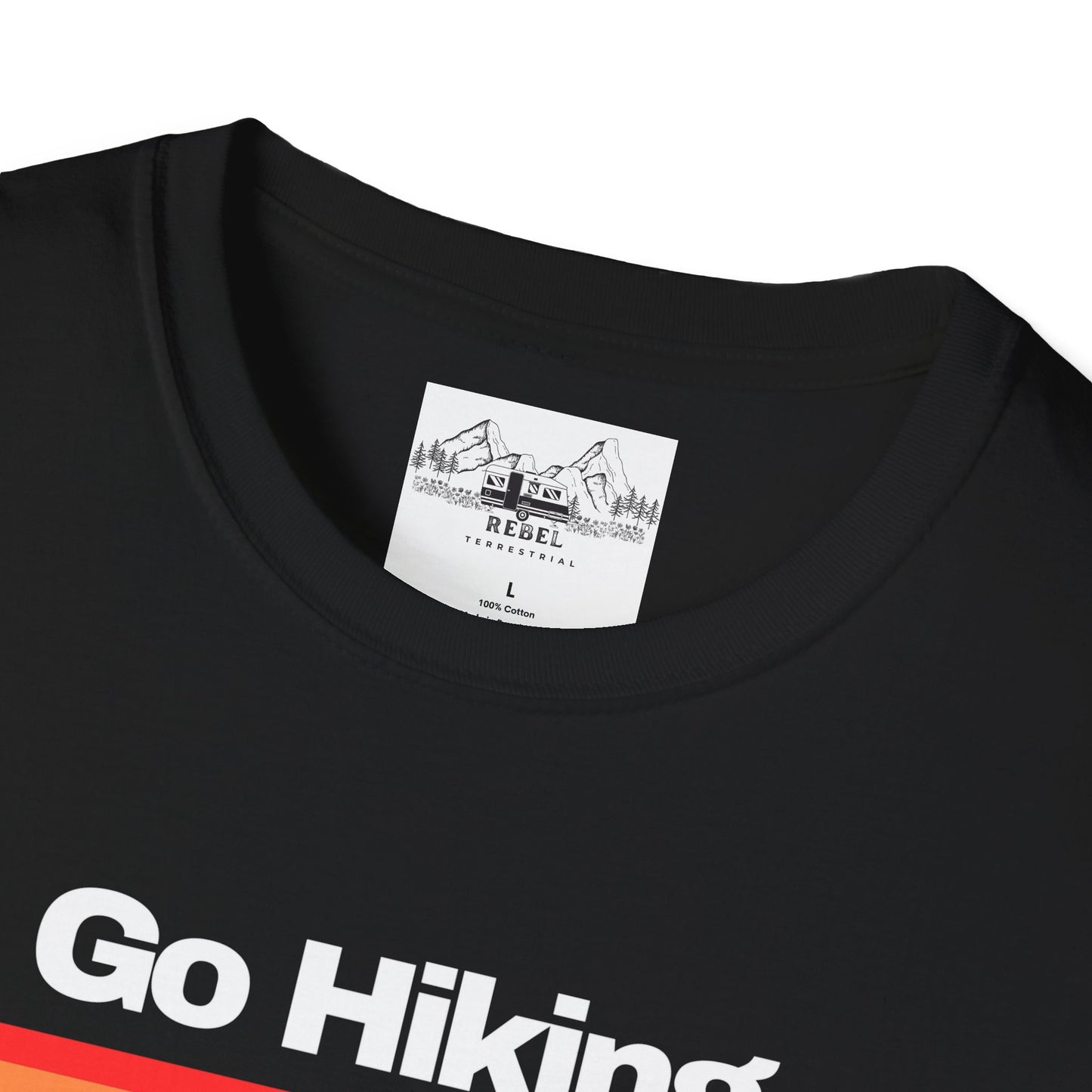 Go Hiking – Worst Case Scenario You Eat Your Friends | Retro Unisex Softstyle T-Shirt