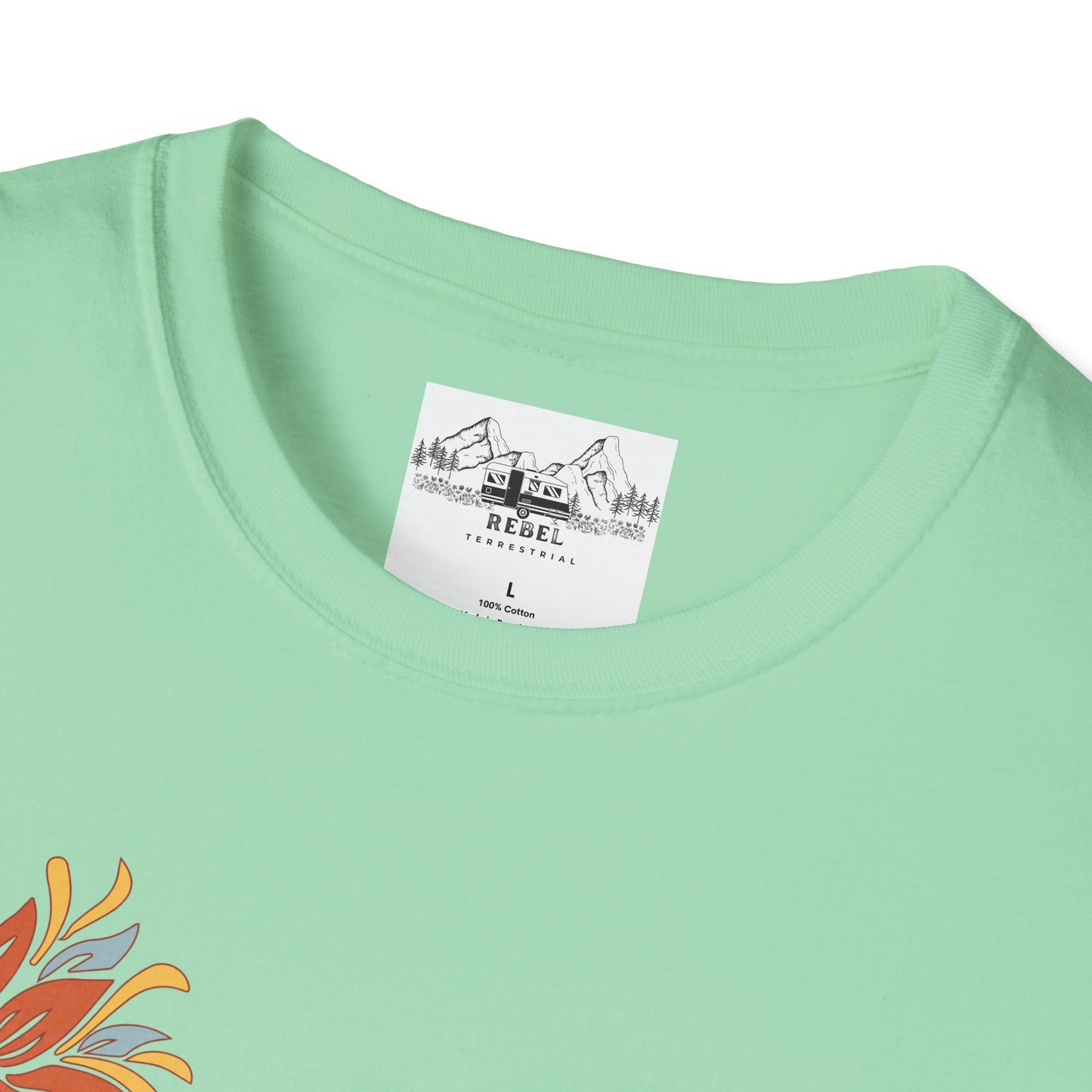 They Didn’t Burn Witches, They Burned Women – Feminist Floral T-Shirt