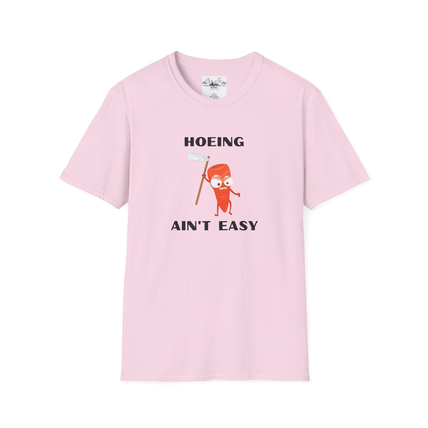 "Hoeing Ain't Easy" – Funny Gardening T-Shirt