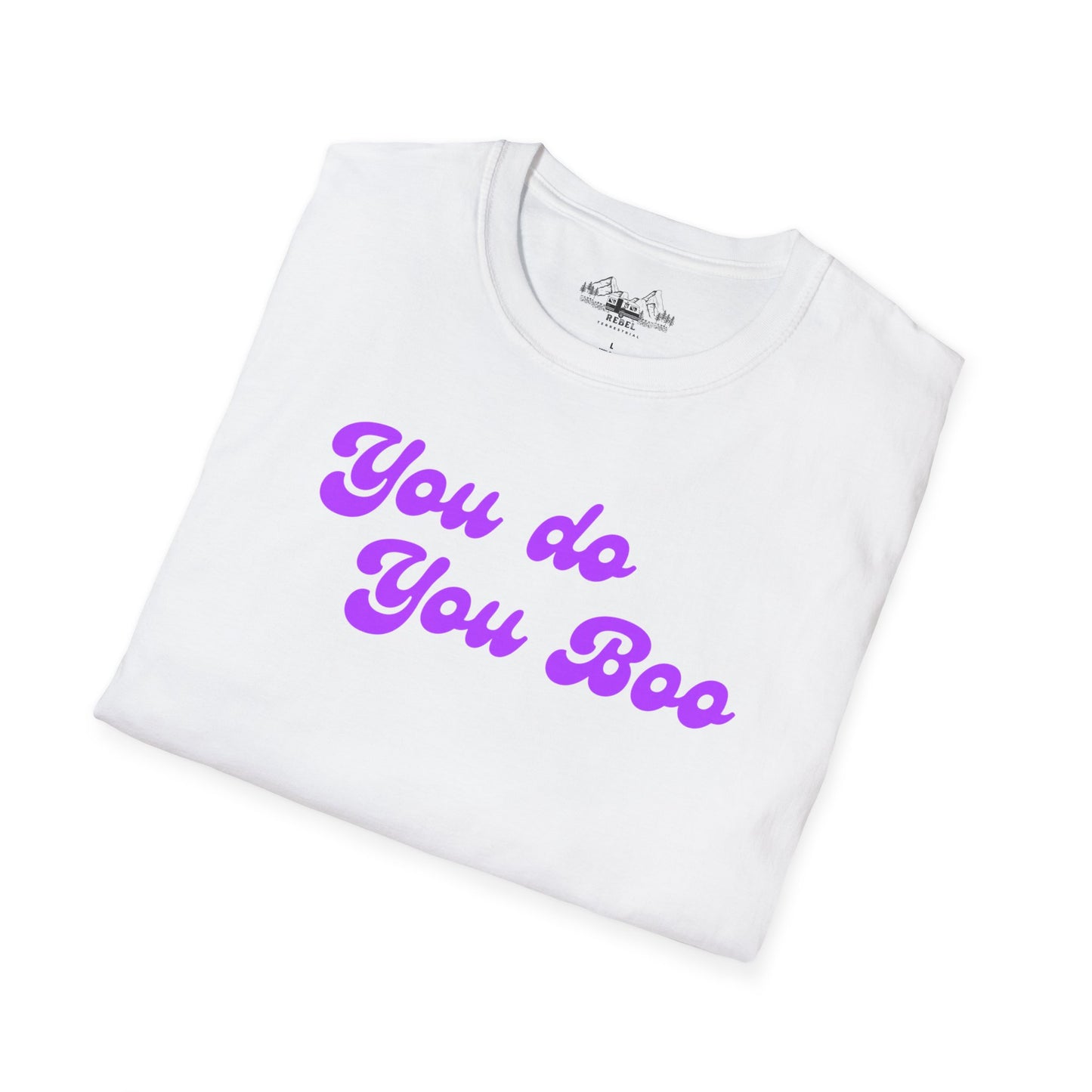 You Do You Boo – Playful Purple Lettering T-Shirt