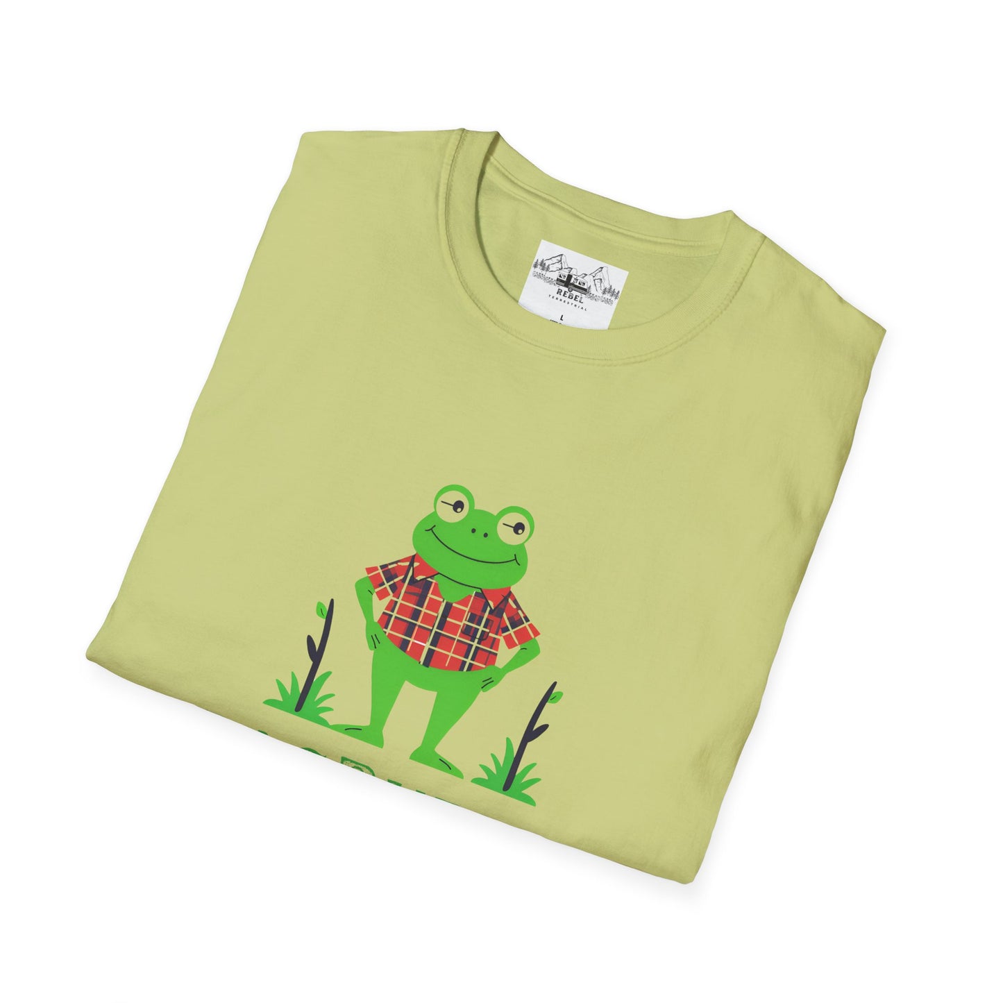 Cartoon Frog "Dagburnit" Unisex Softstyle T-Shirt – Southern Charm Meets Cozy Style