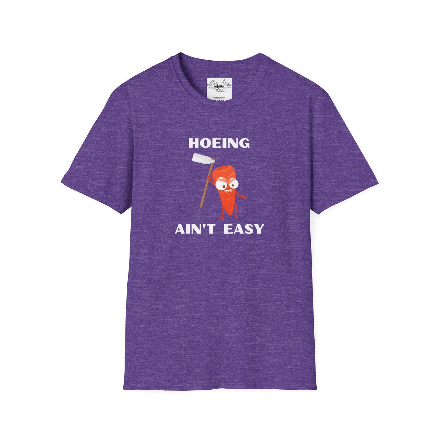 "Hoeing Ain't Easy" – Funny Gardening T-Shirt