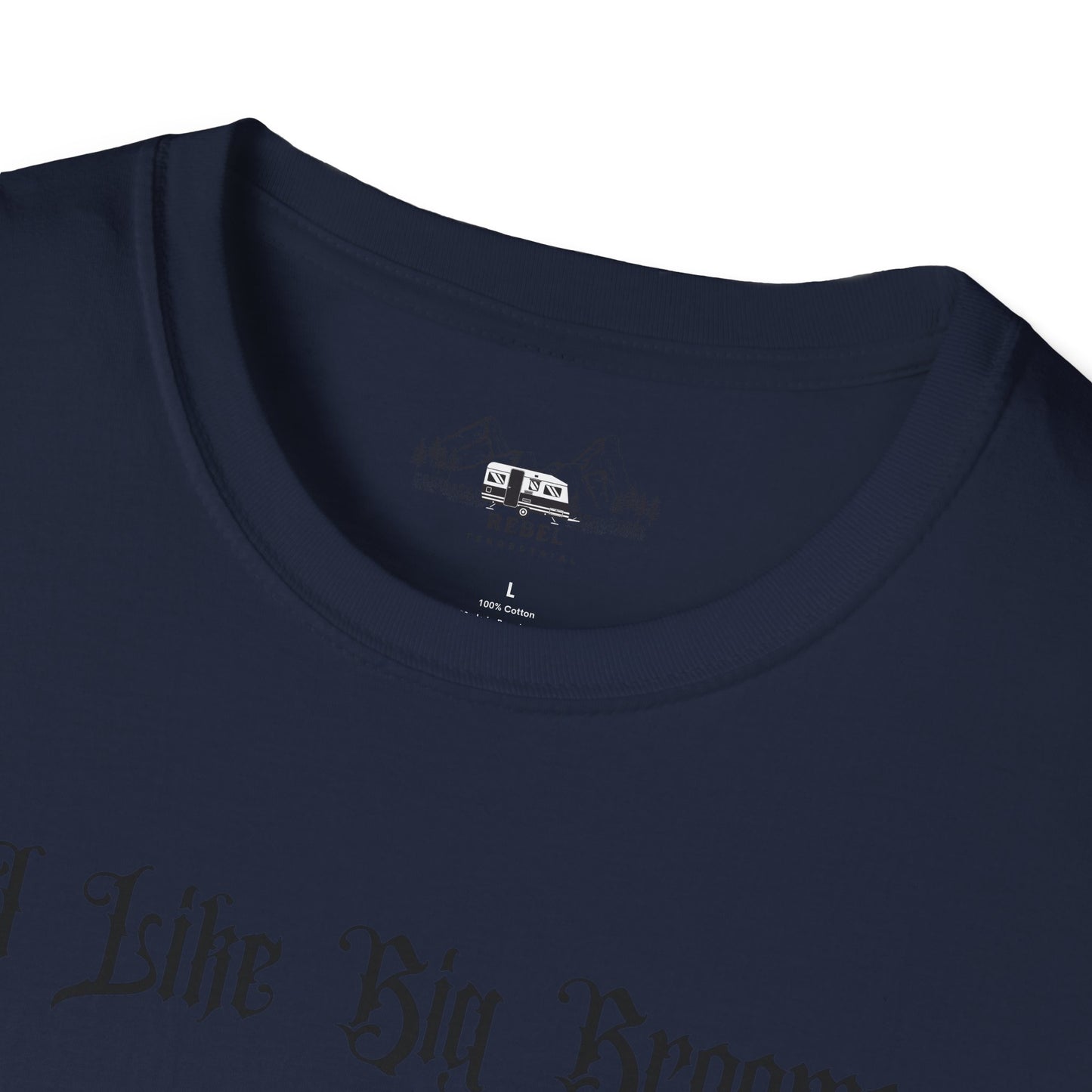 "I Like Big Brooms" Gothic Witch Unisex T-Shirt