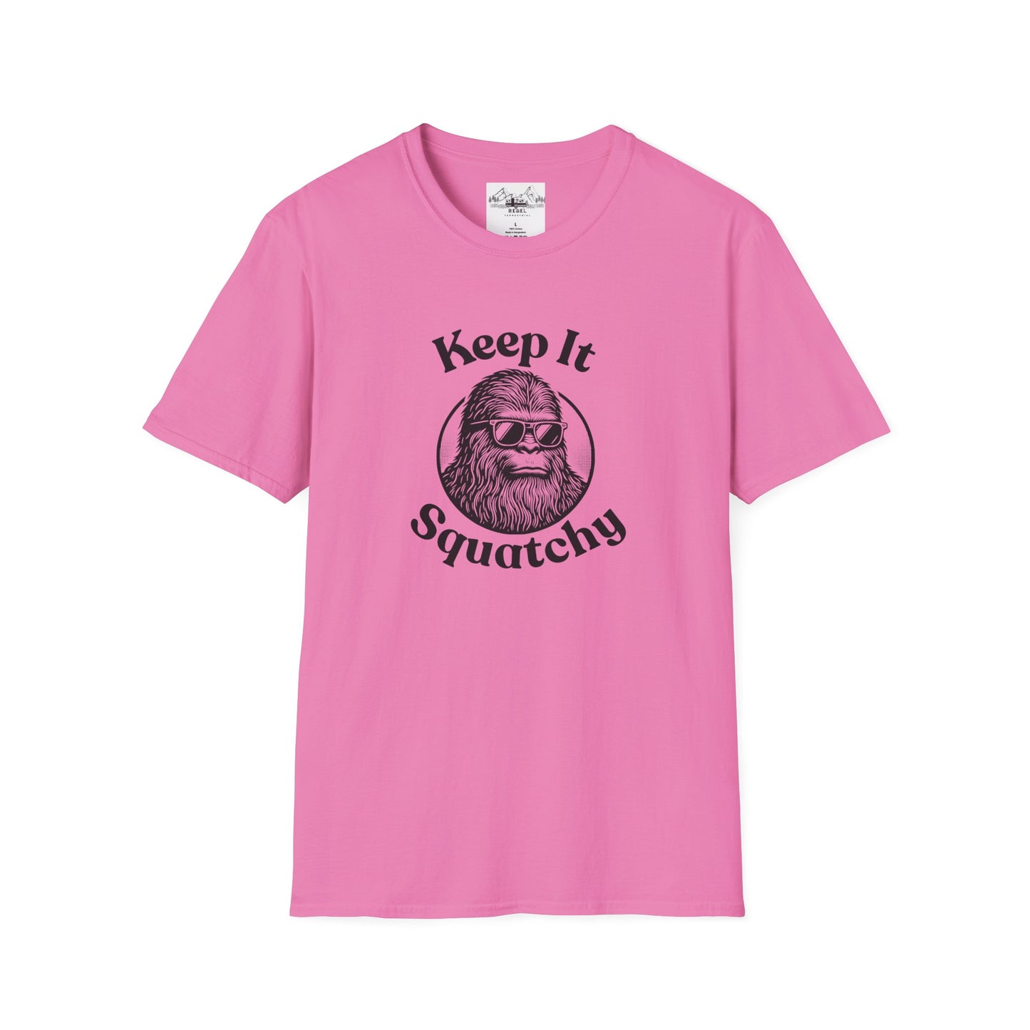 Keep It Squatchy Bigfoot T-Shirt – Unisex Softstyle Tee