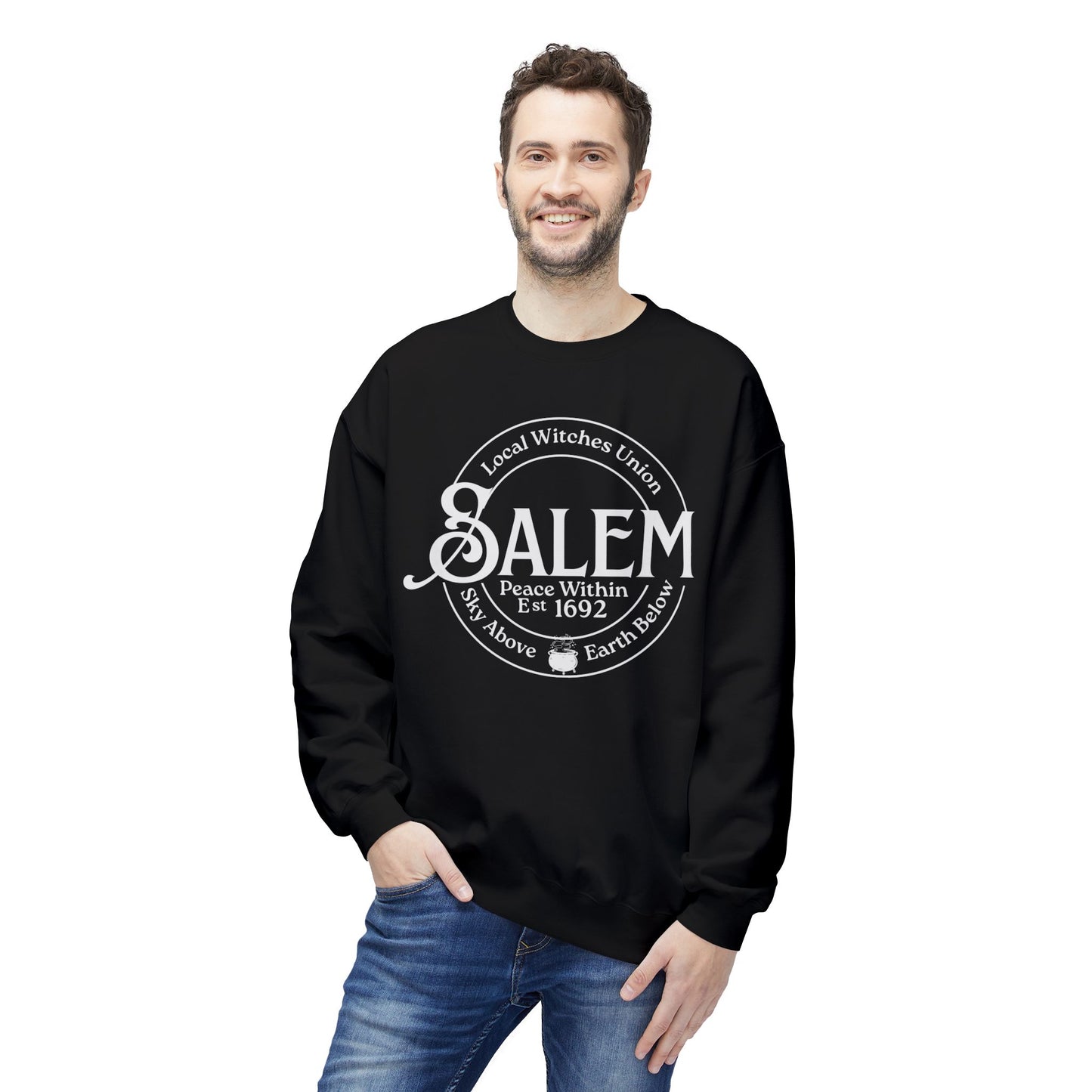 Salem Local Witches Union Midweight Fleece Sweatshirt