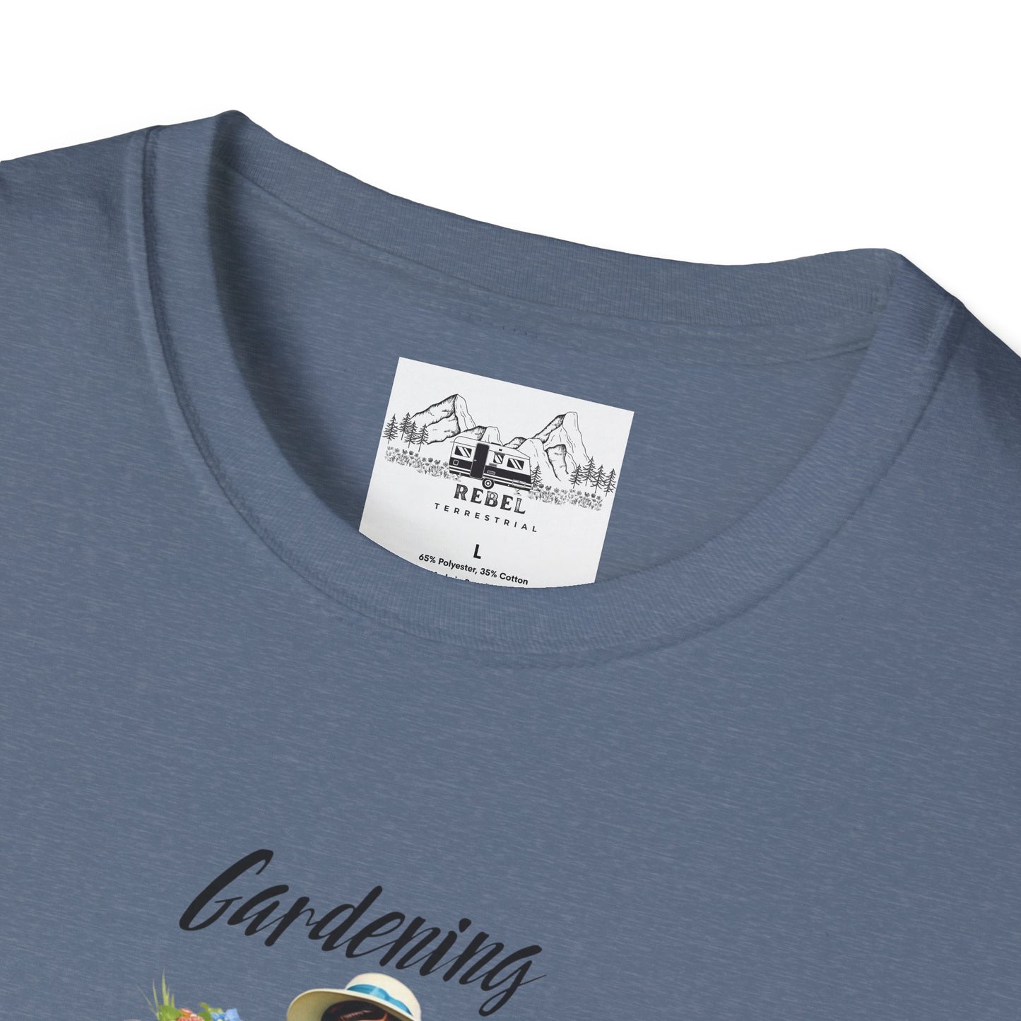 Gardening, Because Murder is Wrong – Vintage Humor T-Shirt