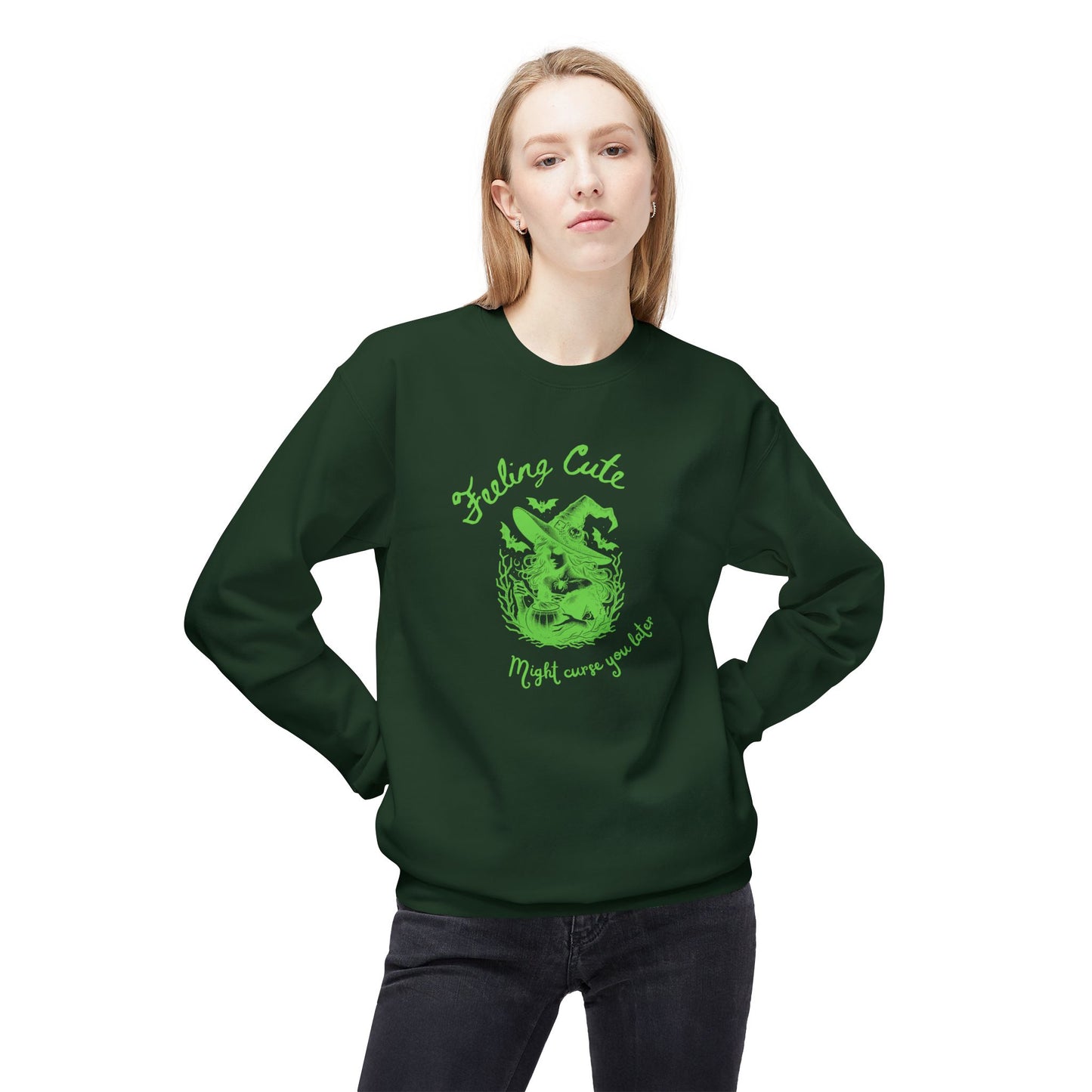 Feeling Cute, Might Curse You Later Sweatshirt