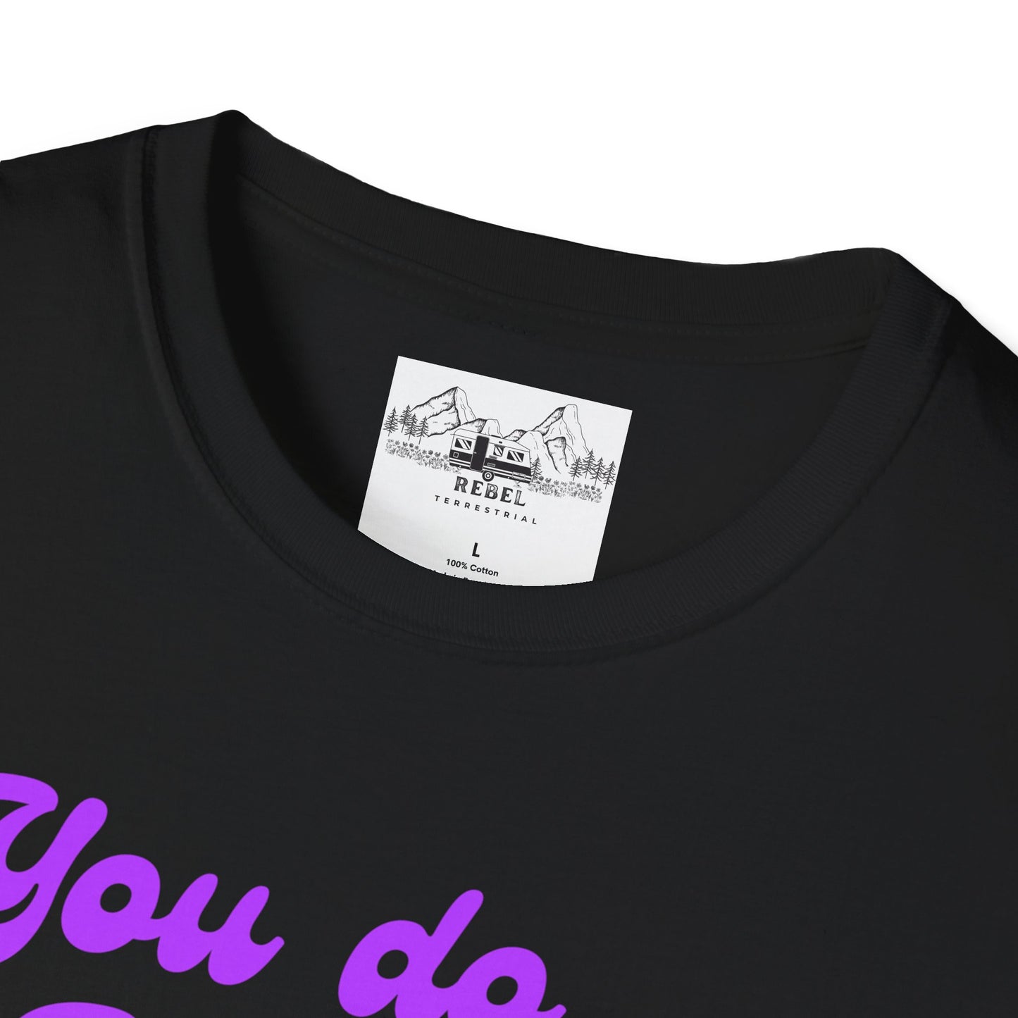 You Do You Boo – Playful Purple Lettering T-Shirt