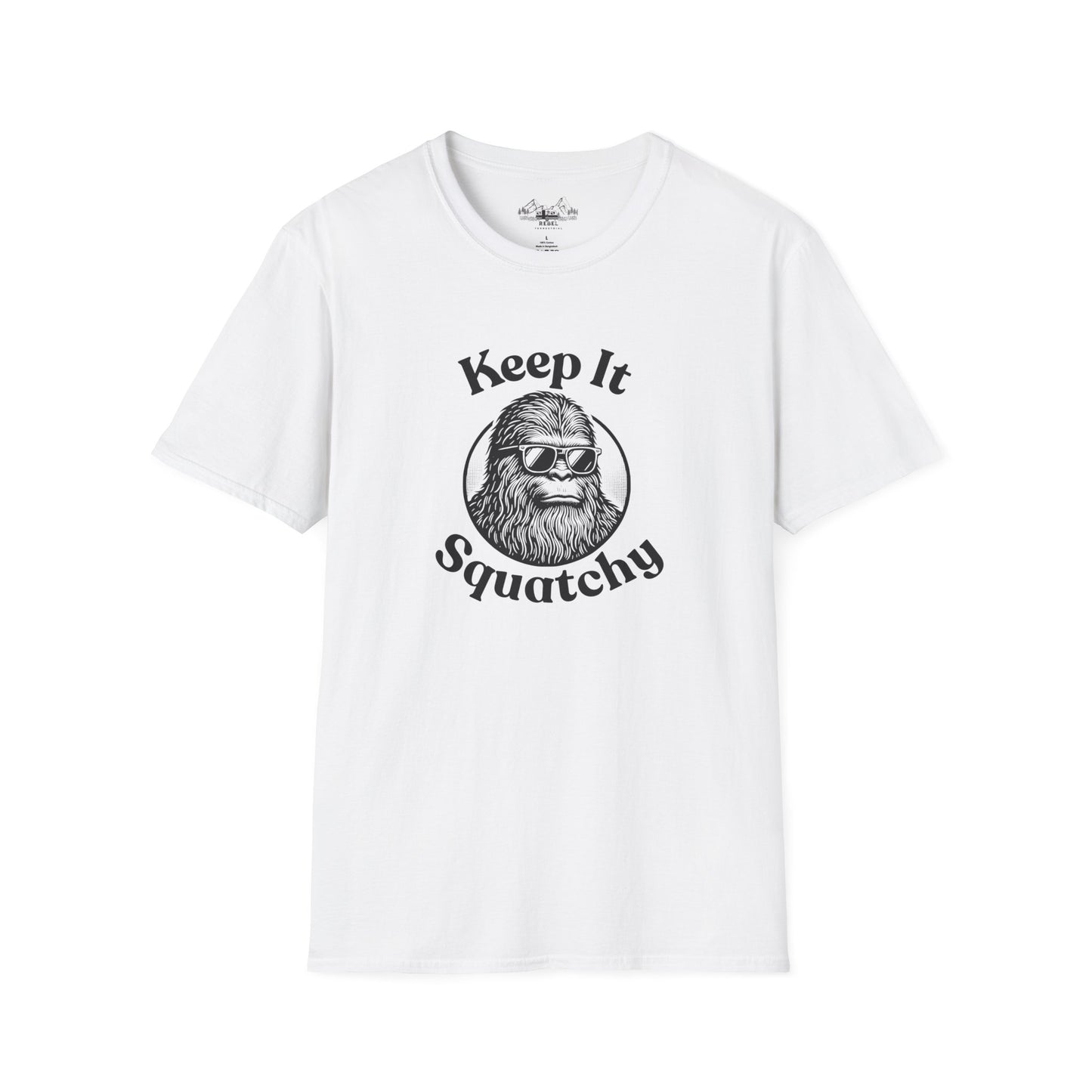 Keep It Squatchy Bigfoot T-Shirt – Unisex Softstyle Tee