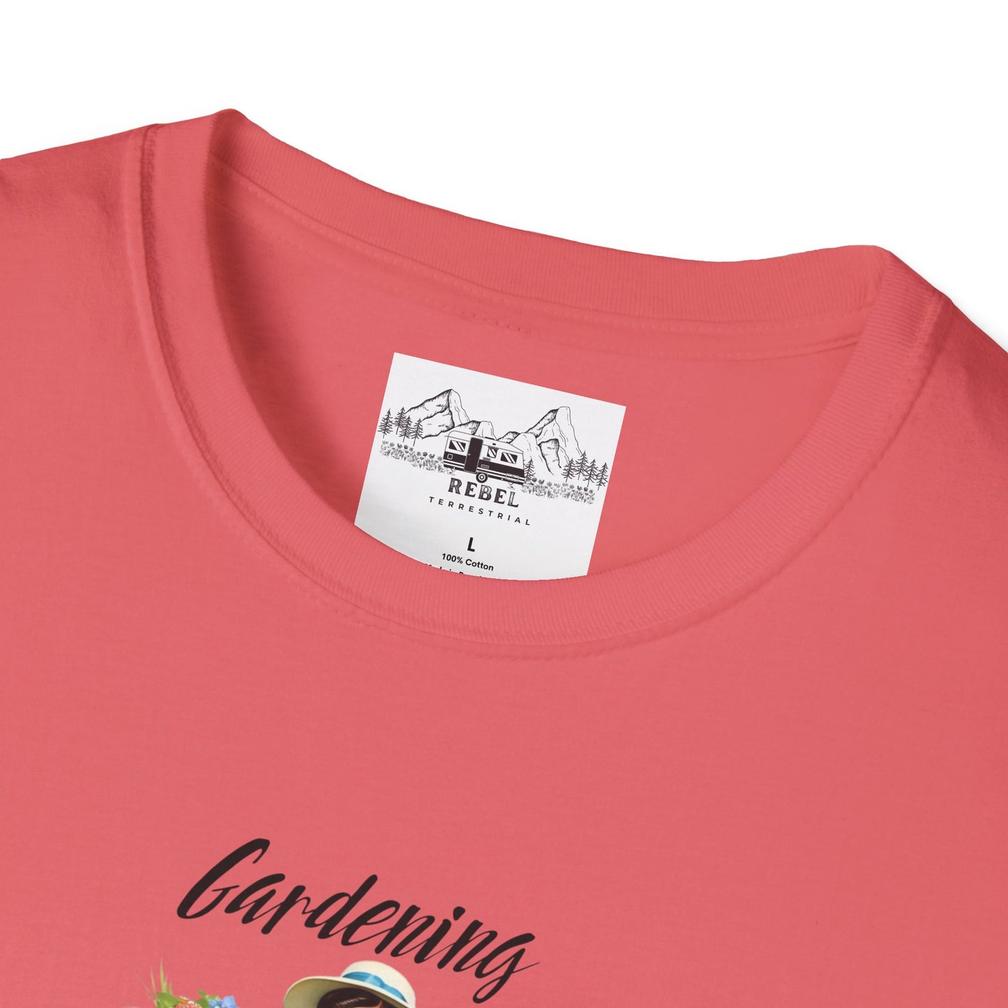 Gardening, Because Murder is Wrong – Vintage Humor T-Shirt