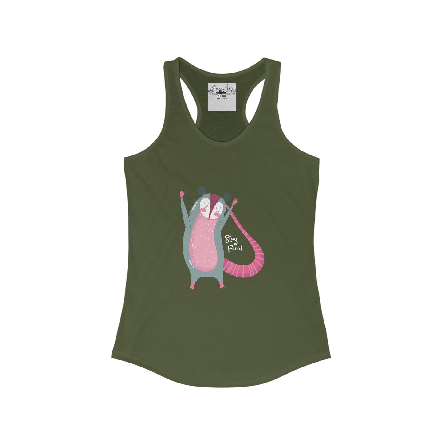 Stay Feral – Women’s Racerback Tank