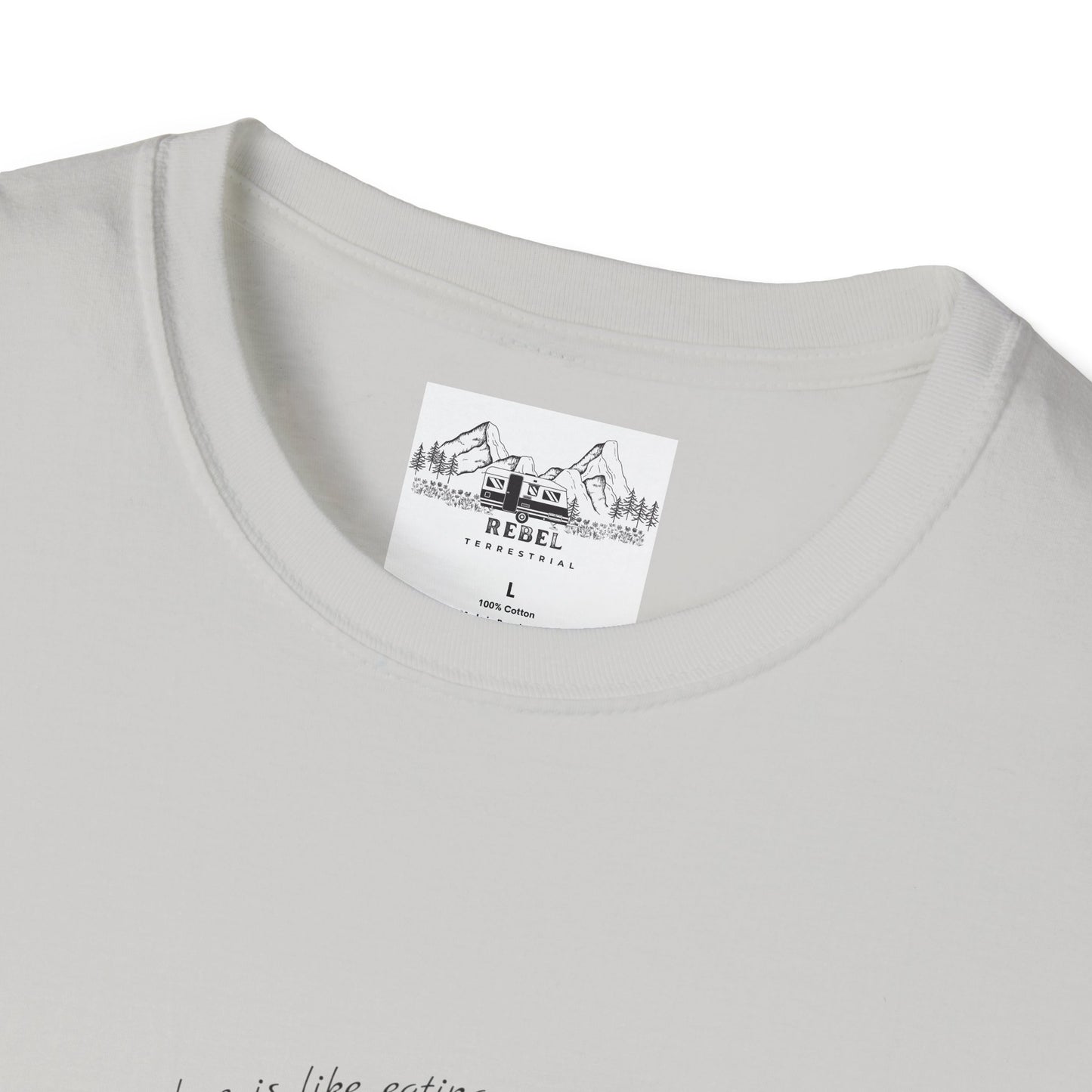 Falling in Love Is Like Eating Mushrooms – Mushroom Woman Unisex Softstyle T-Shirt