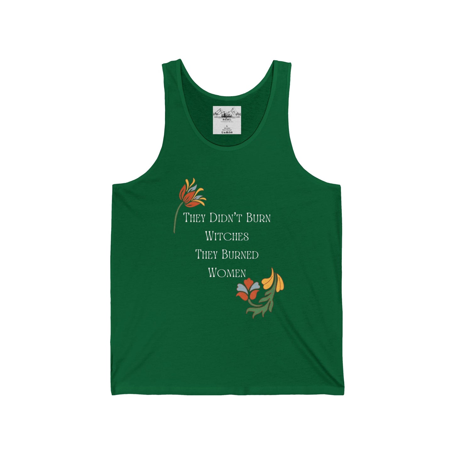 They Didn't Burn Witches – Unisex Jersey Tank