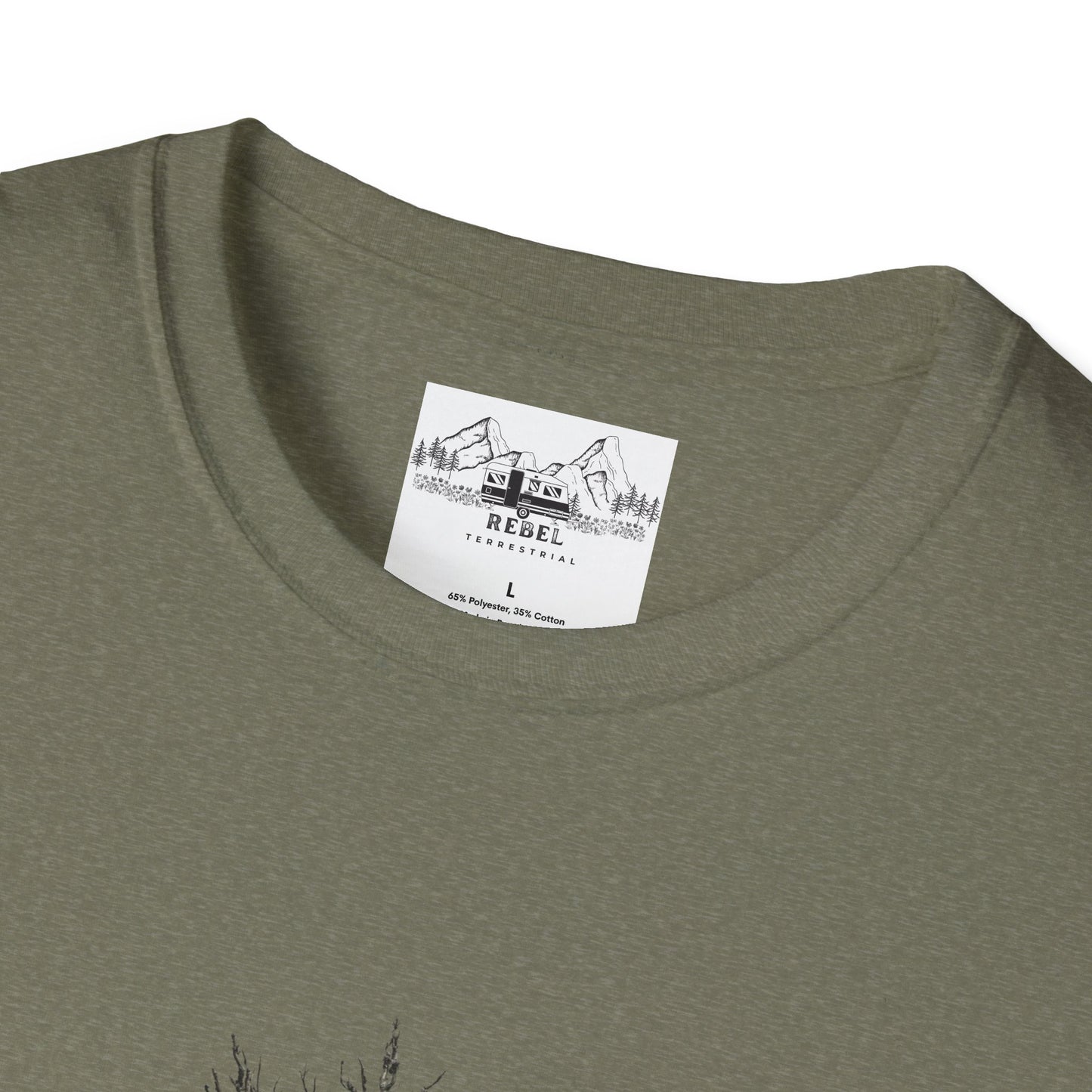 Keep Calm and Hike On | Tree Crown Unisex Softstyle T-Shirt