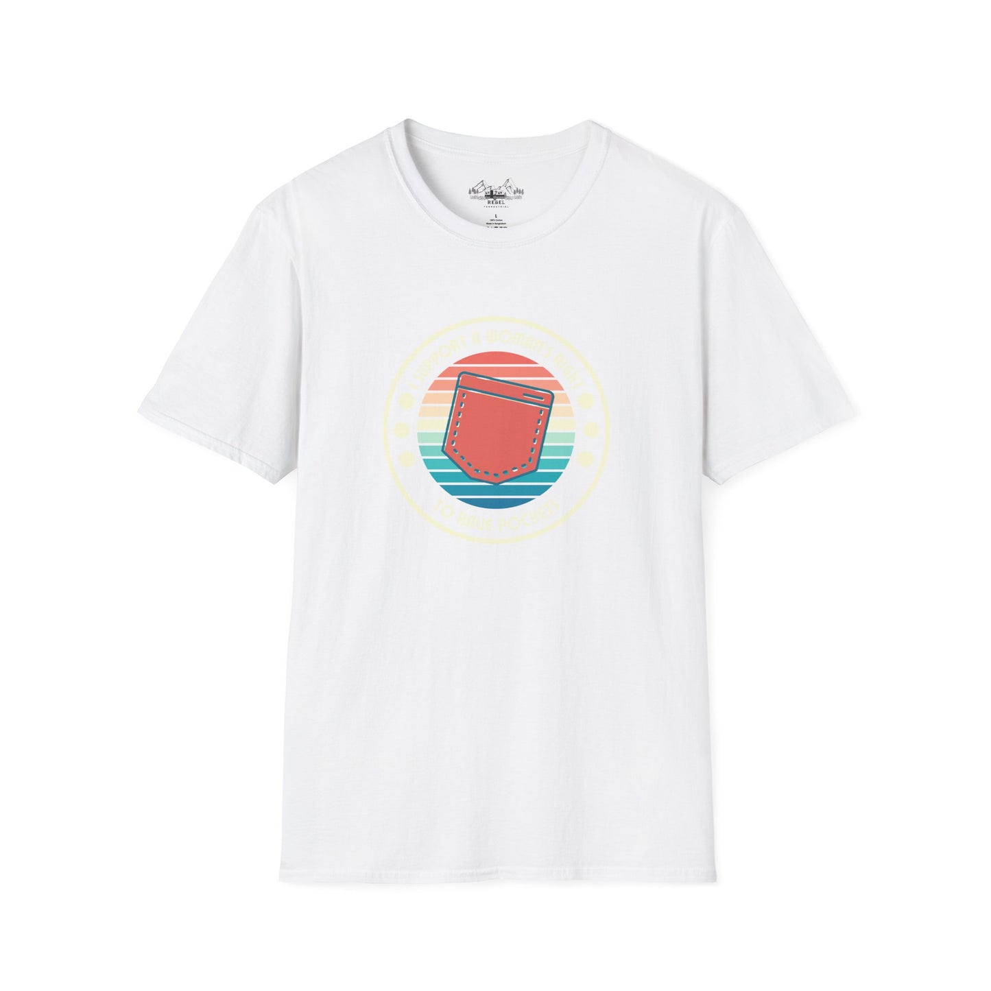 I Support a Woman’s Right to Have Pockets – Retro Tee