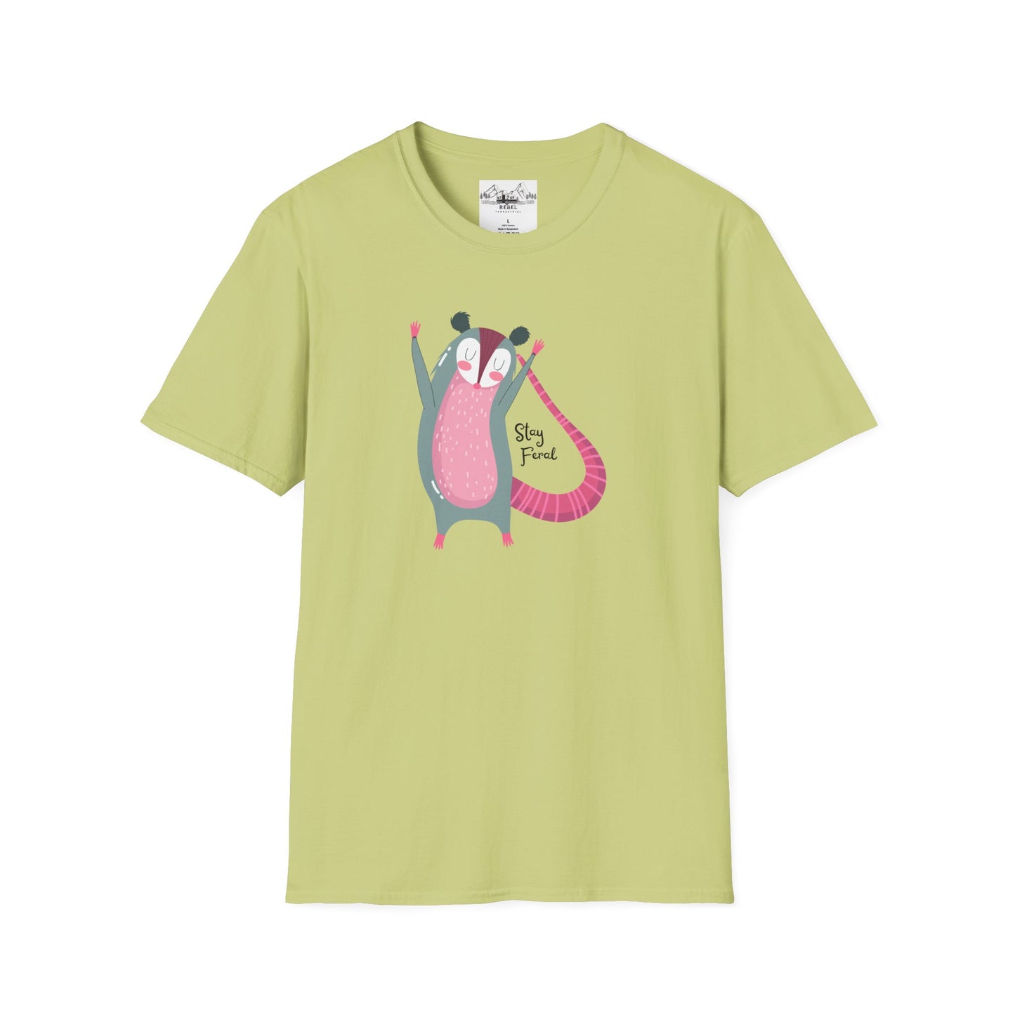 Stay Feral β Happy Possum T-Shirt