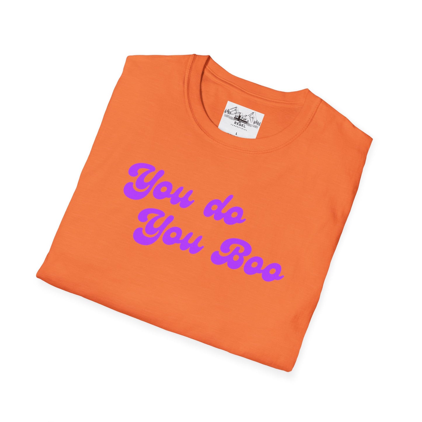 You Do You Boo – Playful Purple Lettering T-Shirt