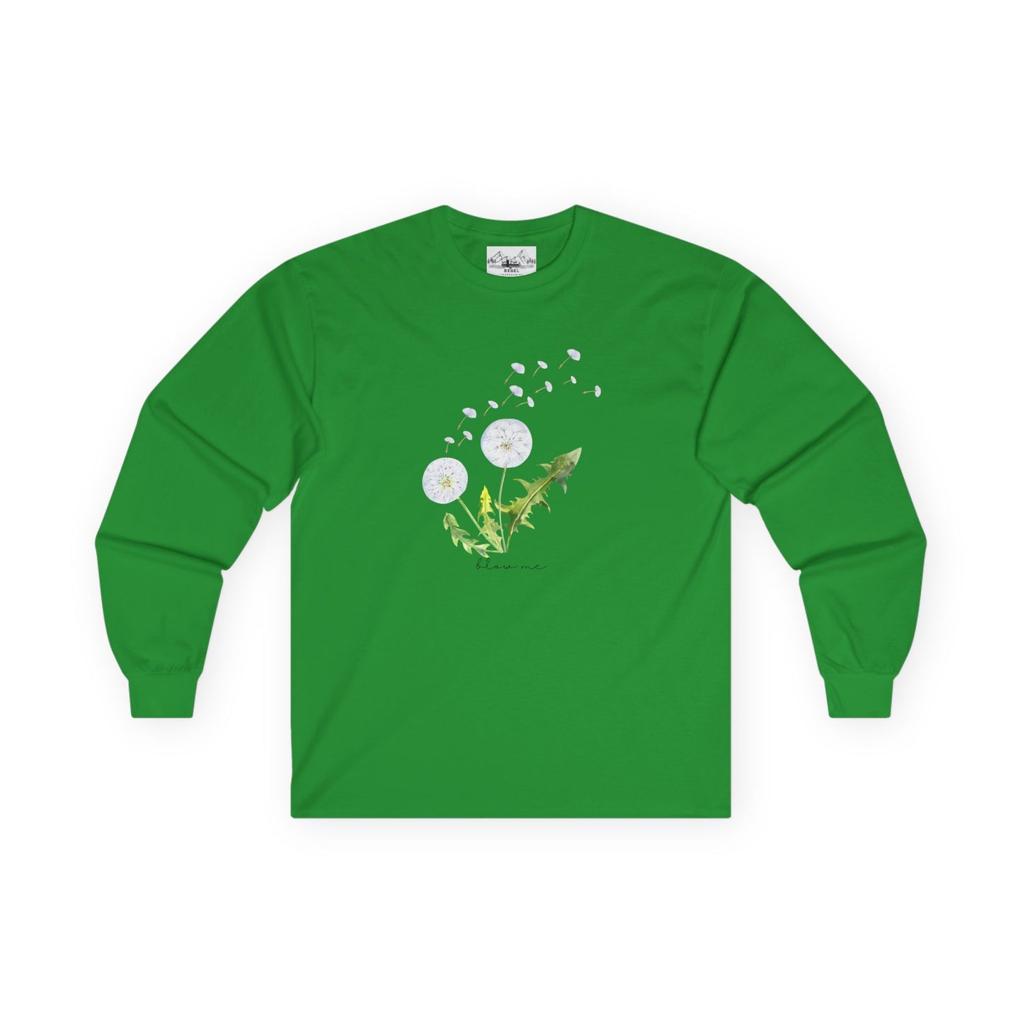 "Blow Me" Dandelion Long Sleeve Tee