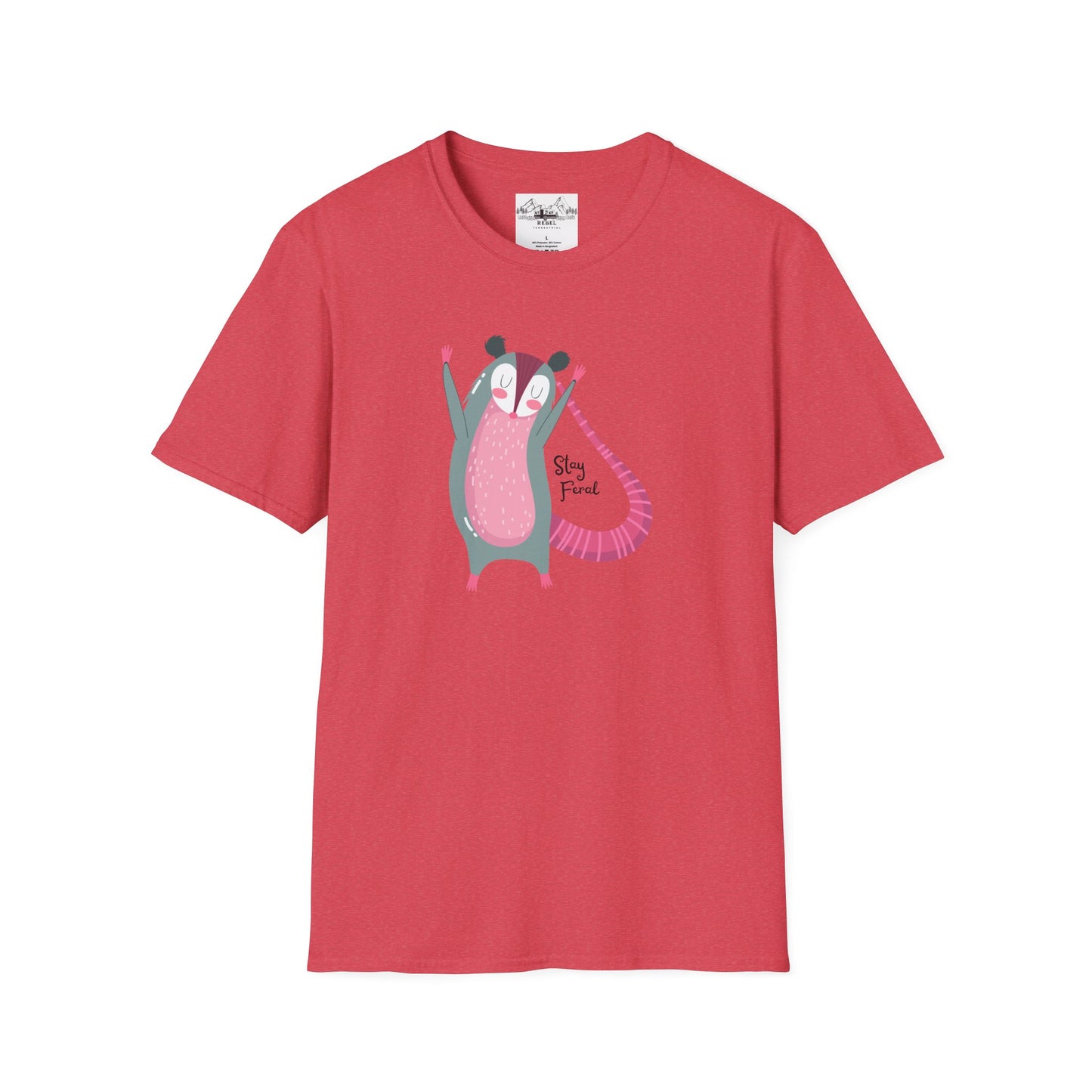 Stay Feral β Happy Possum T-Shirt
