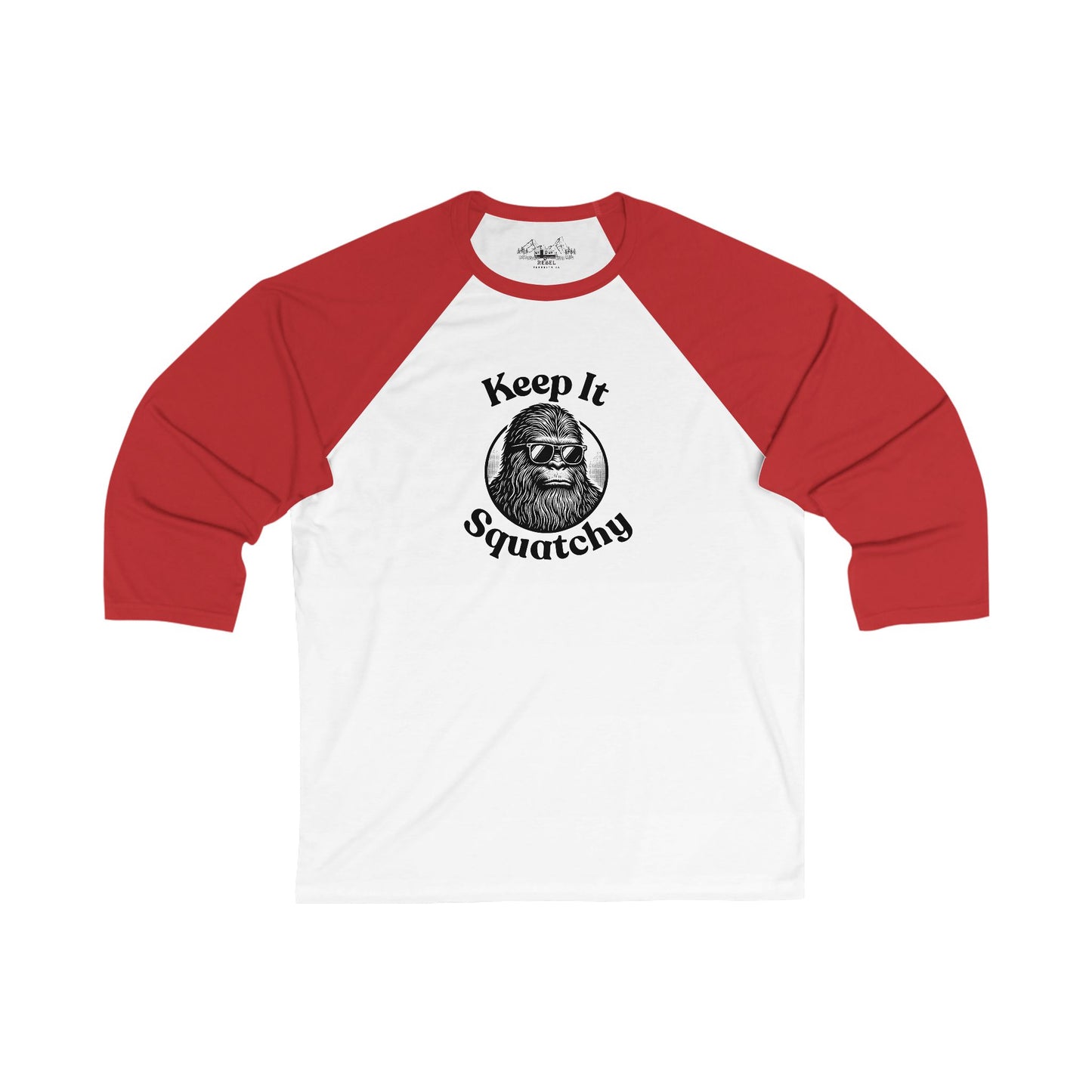 Keep It Squatchy | Bigfoot 3/4 Sleeve Baseball Tee