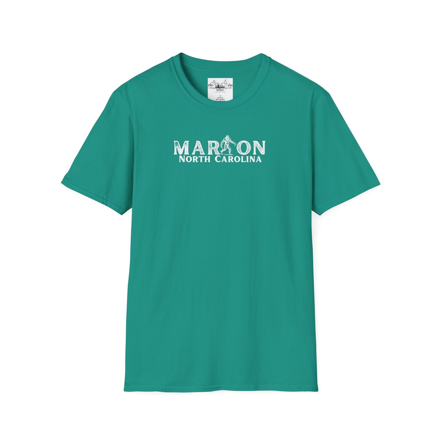 Marion North Carolina Bigfoot T-Shirt – Unisex Softstyle Tee