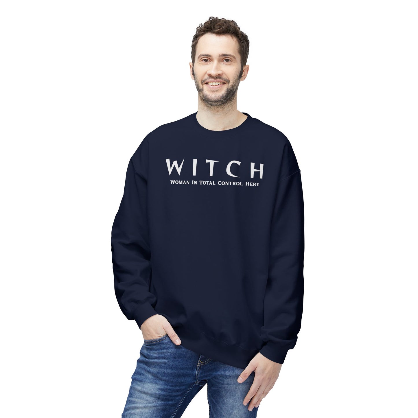 WITCH - Woman In Total Control Here Crewneck Sweatshirt
