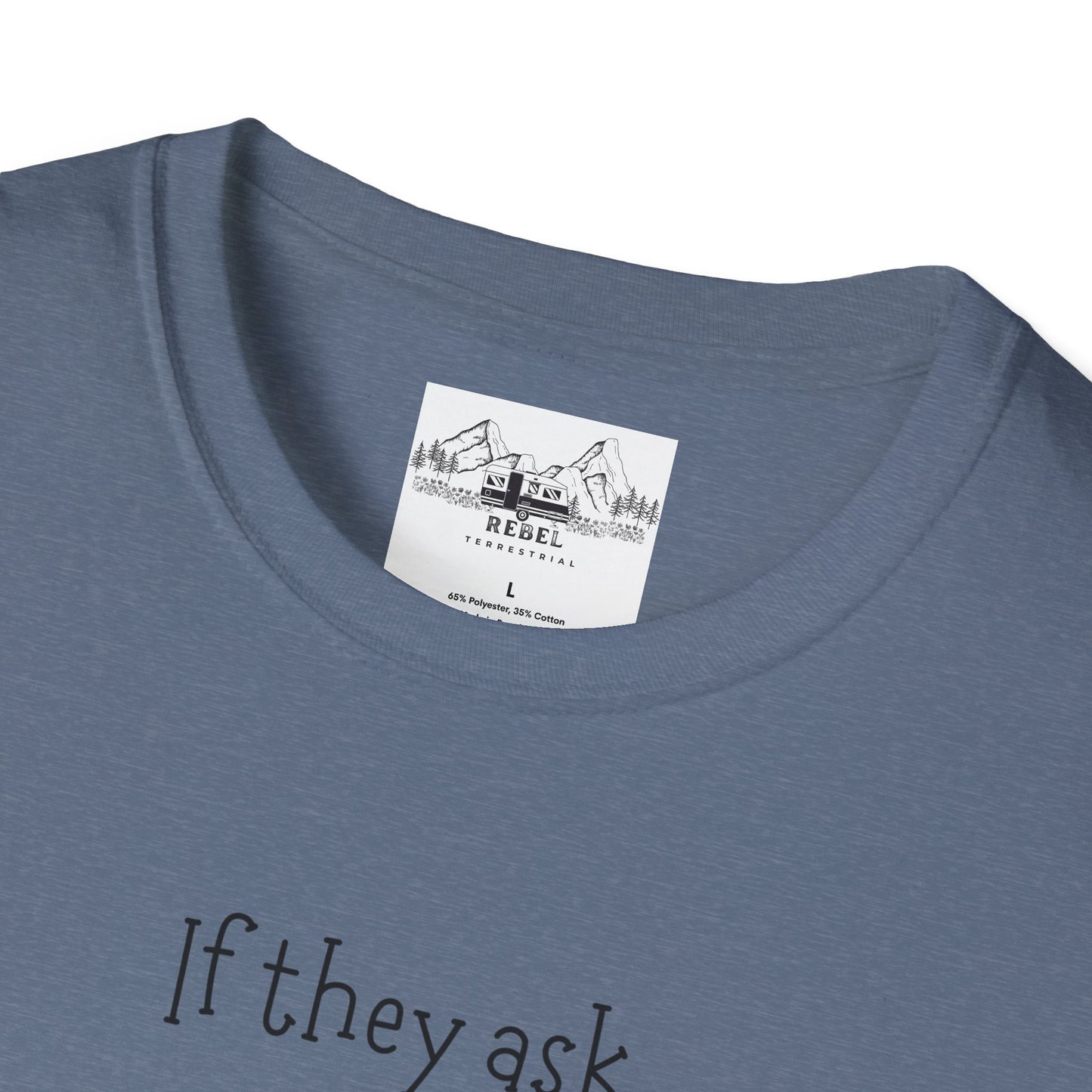 If They Ask You Never Saw Me – Bigfoot Banana T-Shirt | Unisex Softstyle Tee