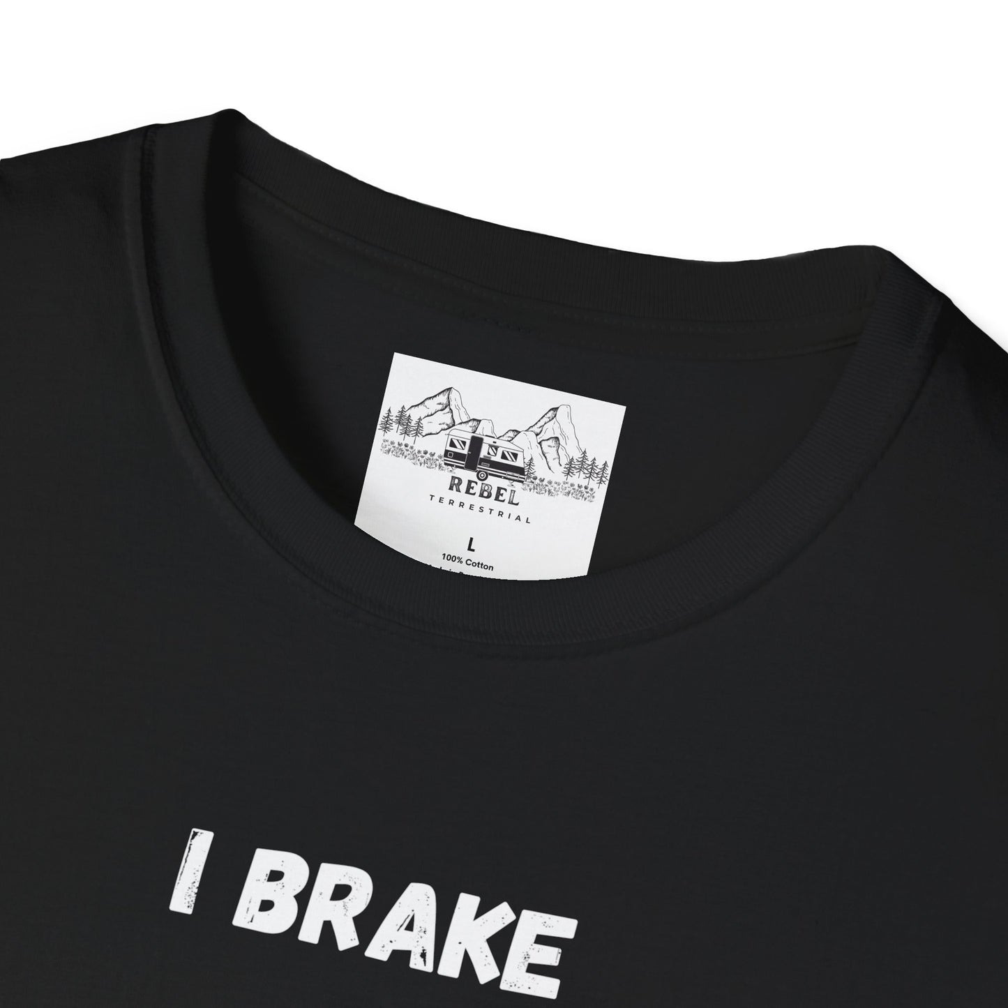 I Brake for Turtles – Funny Motorcycle & Wildlife Awareness Tee