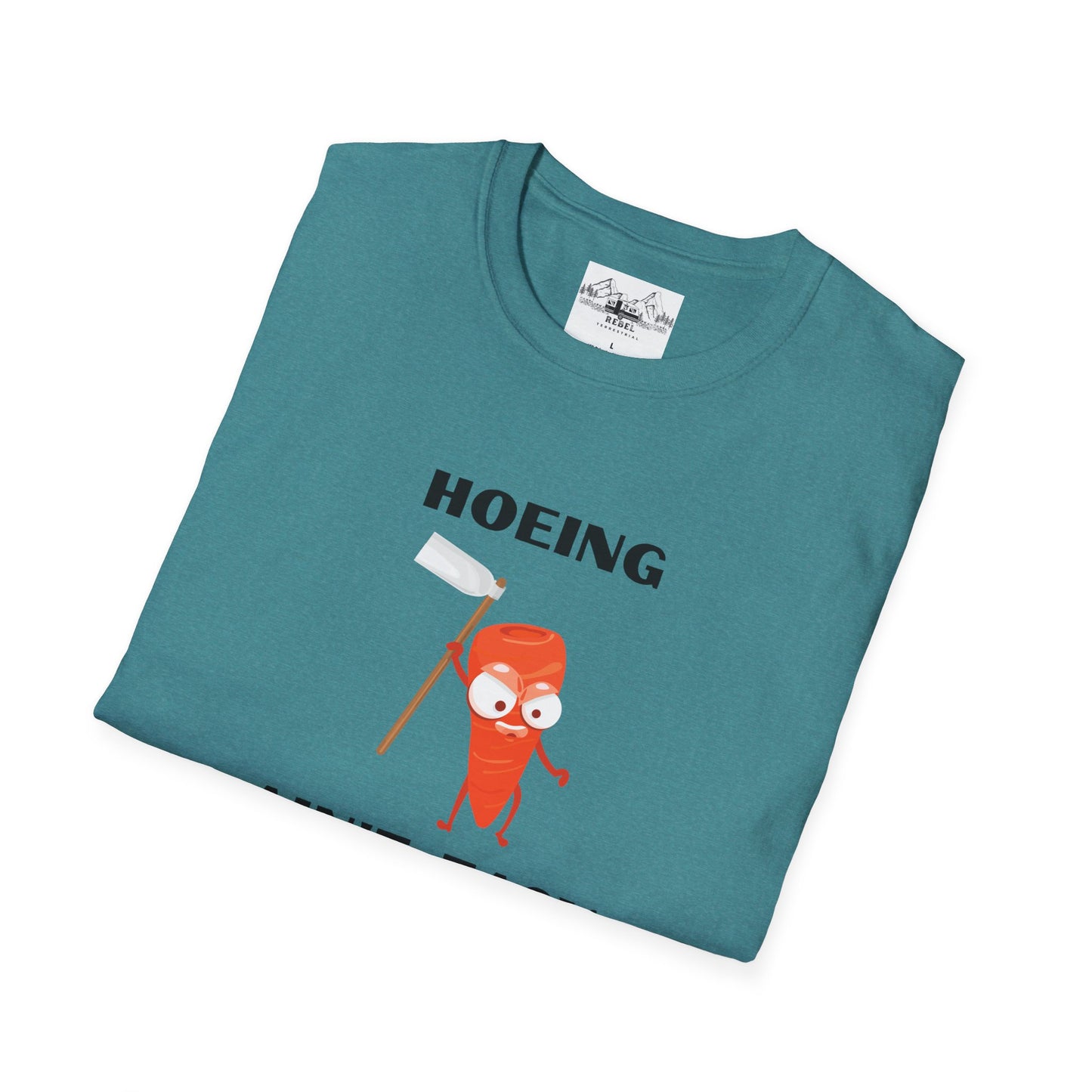"Hoeing Ain't Easy" – Funny Gardening T-Shirt