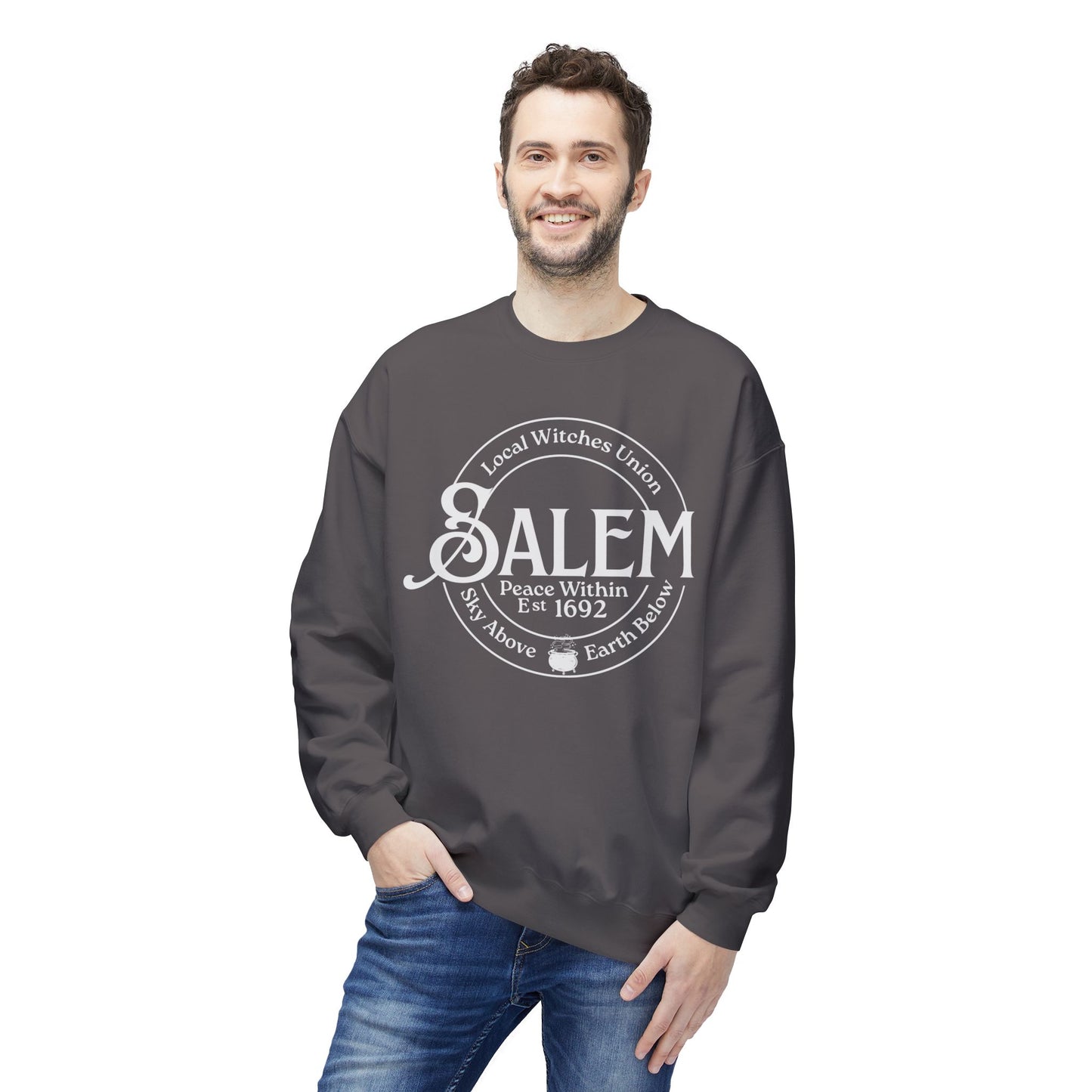 Salem Local Witches Union Midweight Fleece Sweatshirt