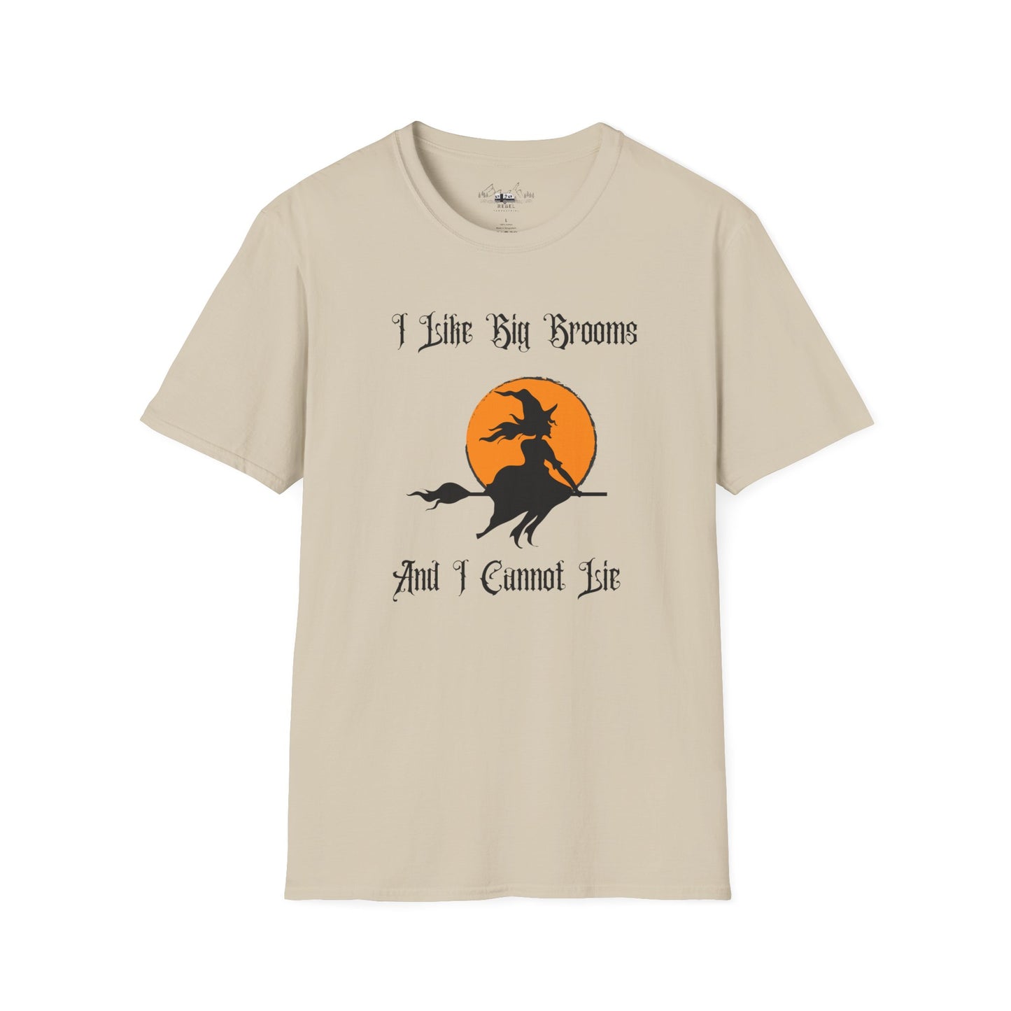 "I Like Big Brooms" Gothic Witch Unisex T-Shirt