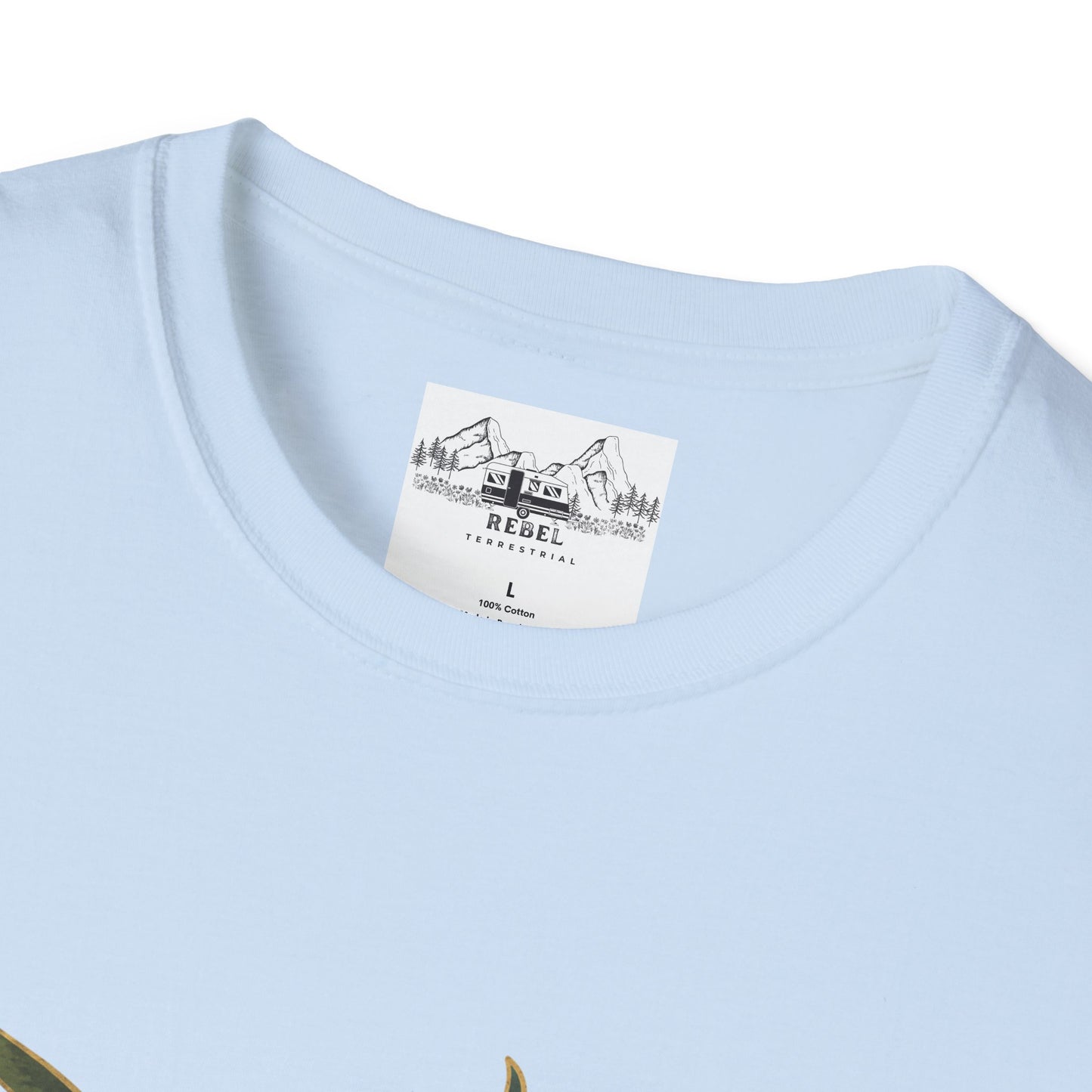 Nature Alone Is Antique – Old World Mushroom Unisex Softstyle T-Shirt | Thomas Carlyle Quote