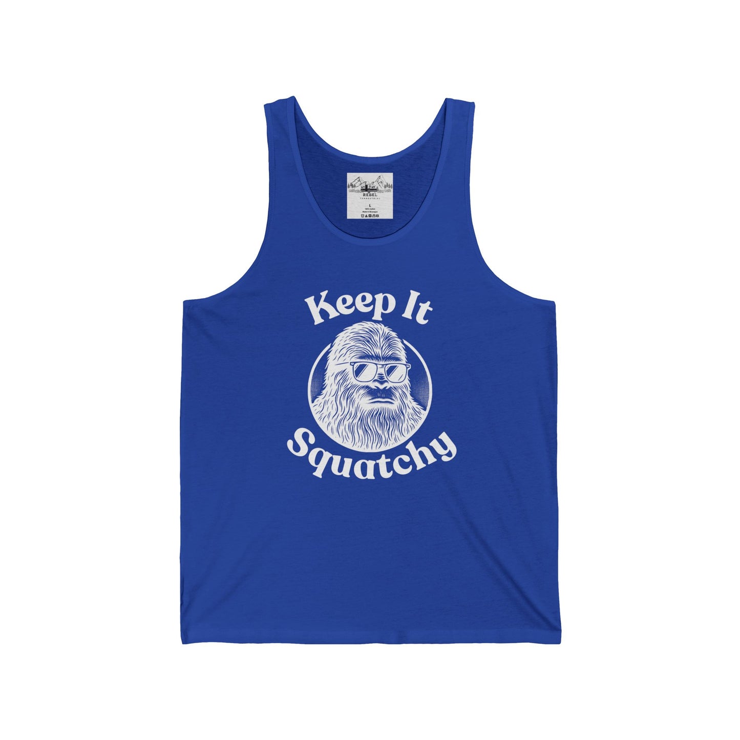 Keep It Squatchy | Bigfoot Shades Unisex Tank Top