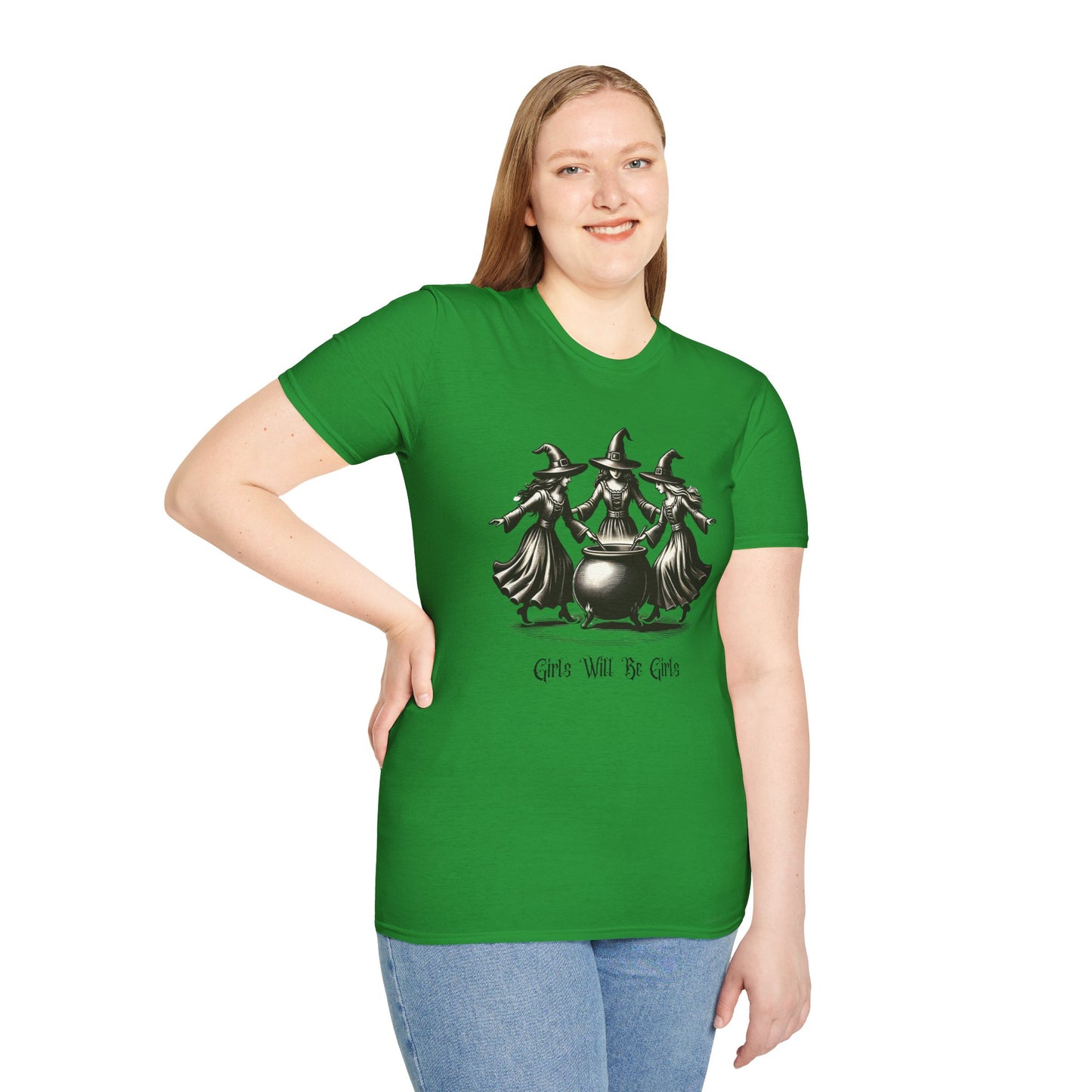 "Girls Will Be Girls" Witches Unisex T-Shirt