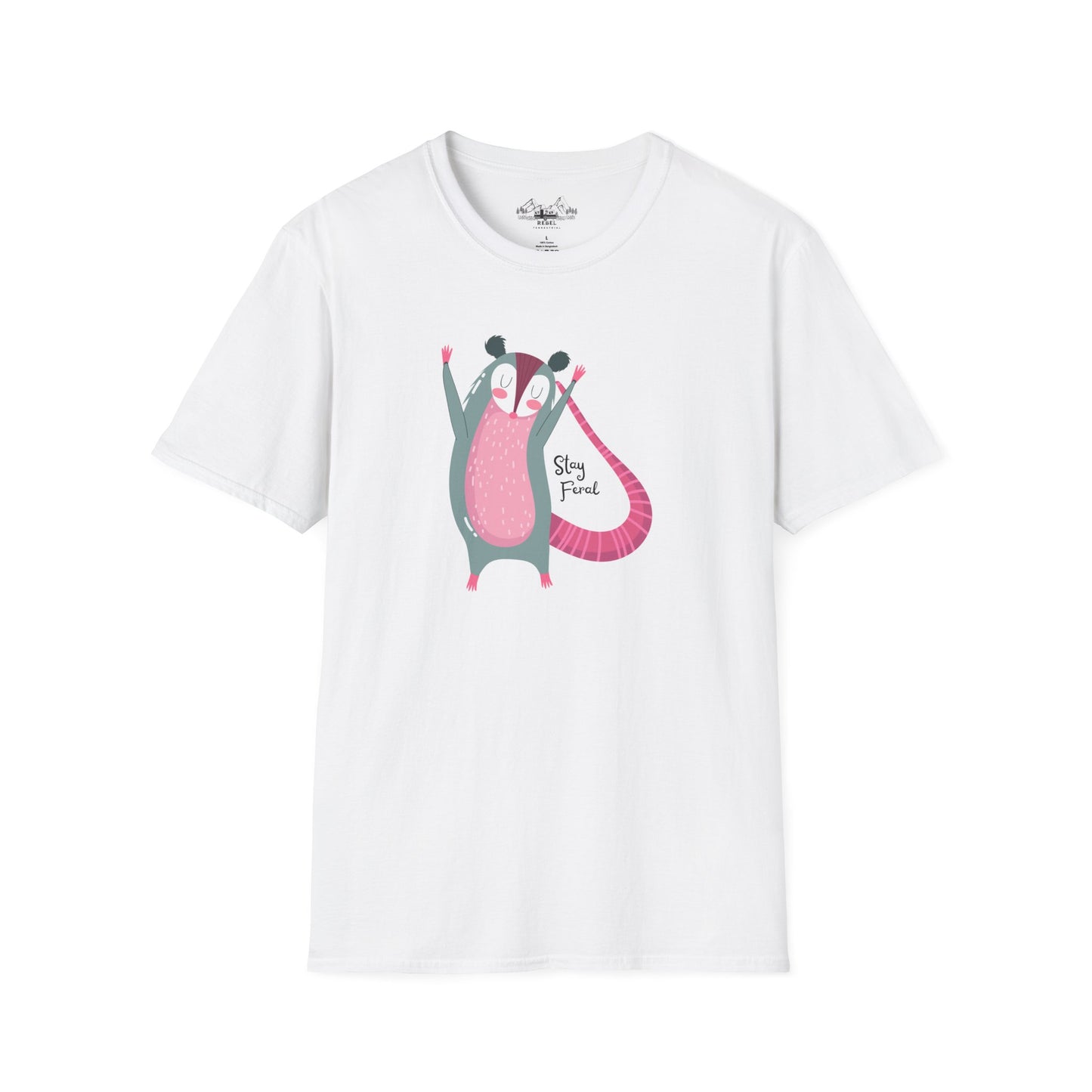 Stay Feral β Happy Possum T-Shirt