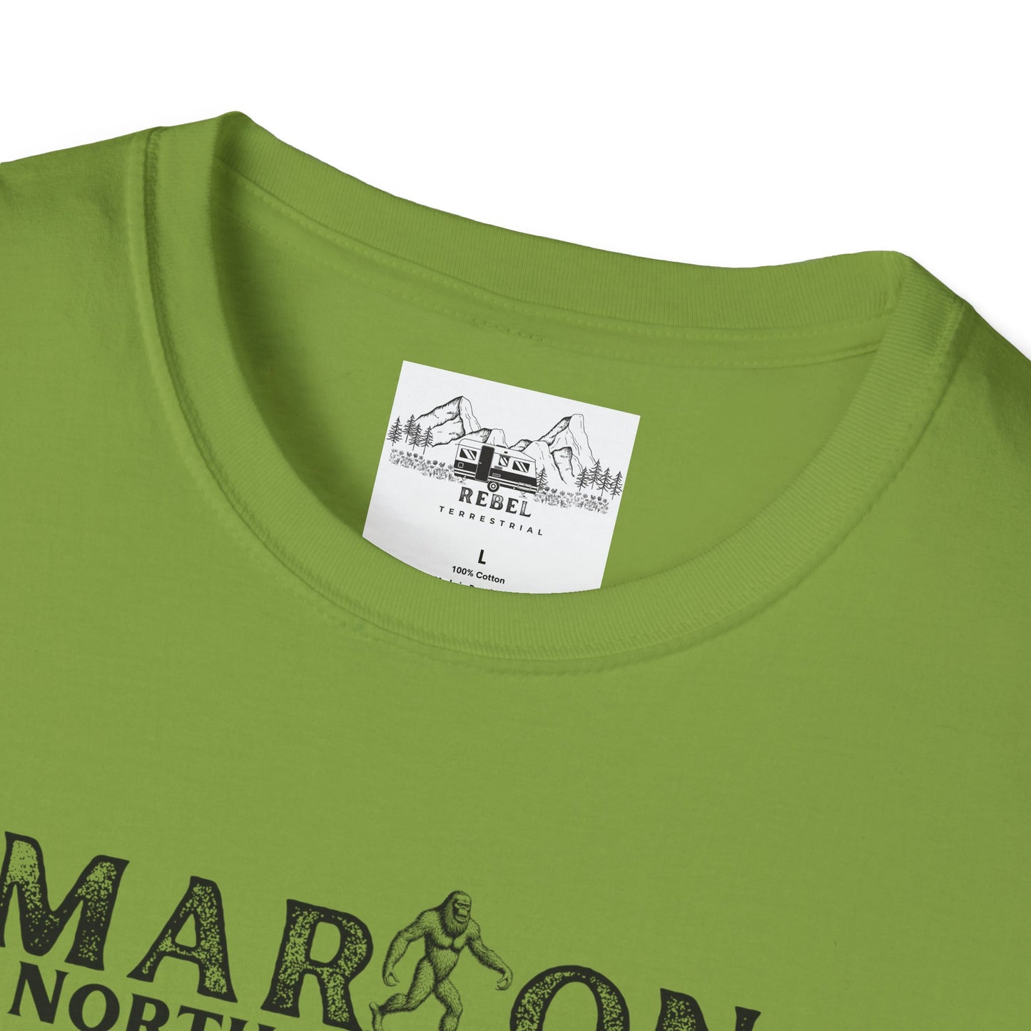 Marion North Carolina Bigfoot T-Shirt – Unisex Softstyle Tee