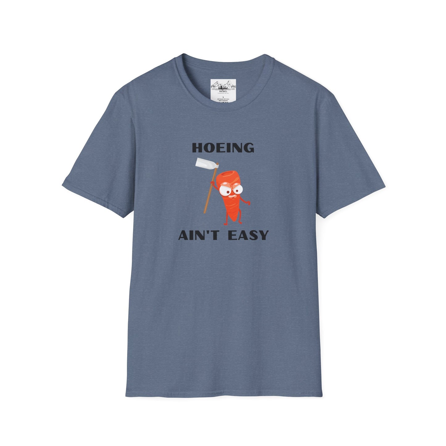 "Hoeing Ain't Easy" – Funny Gardening T-Shirt