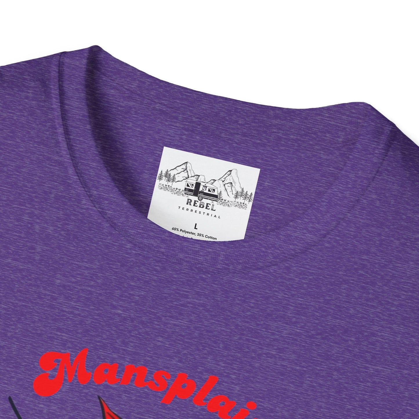 Mansplain Elsewhere - Vintage Feminist T-Shirt
