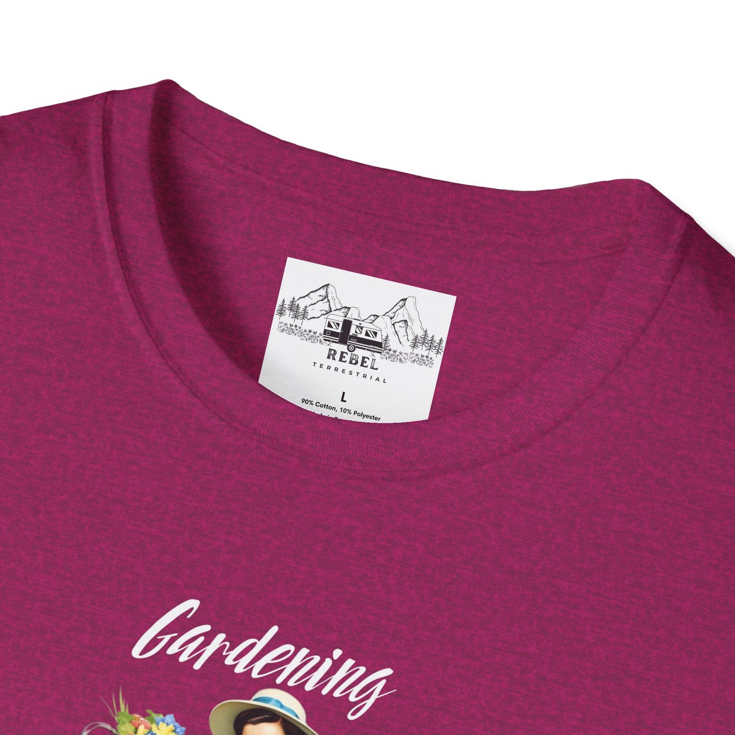 Gardening, Because Murder is Wrong – Vintage Humor T-Shirt