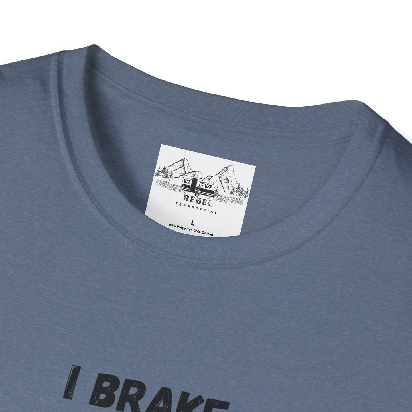I Brake for Turtles – Funny Motorcycle & Wildlife Awareness Tee